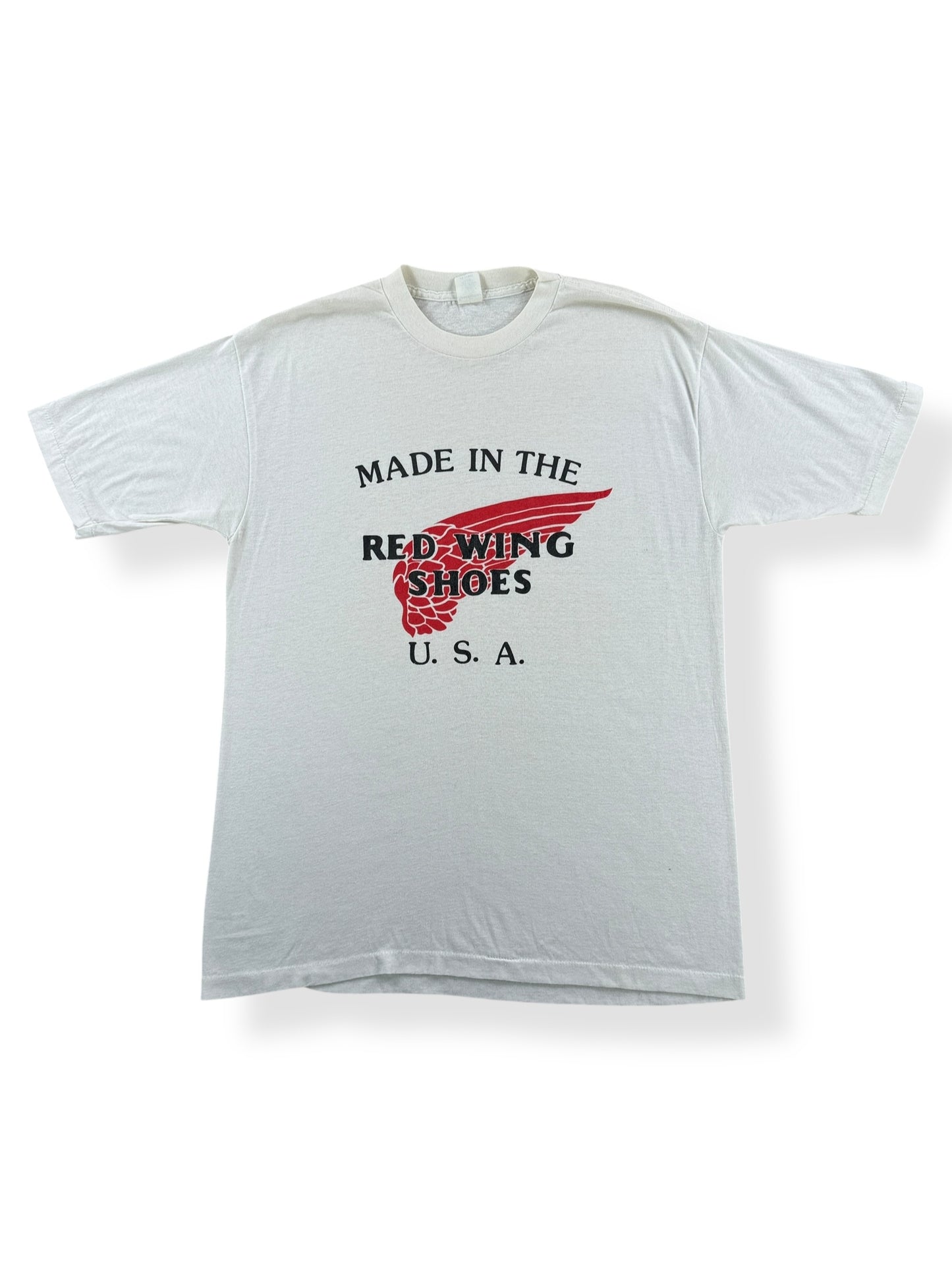 Front of Vintage Red Wing Shoes Tee SZ XXL