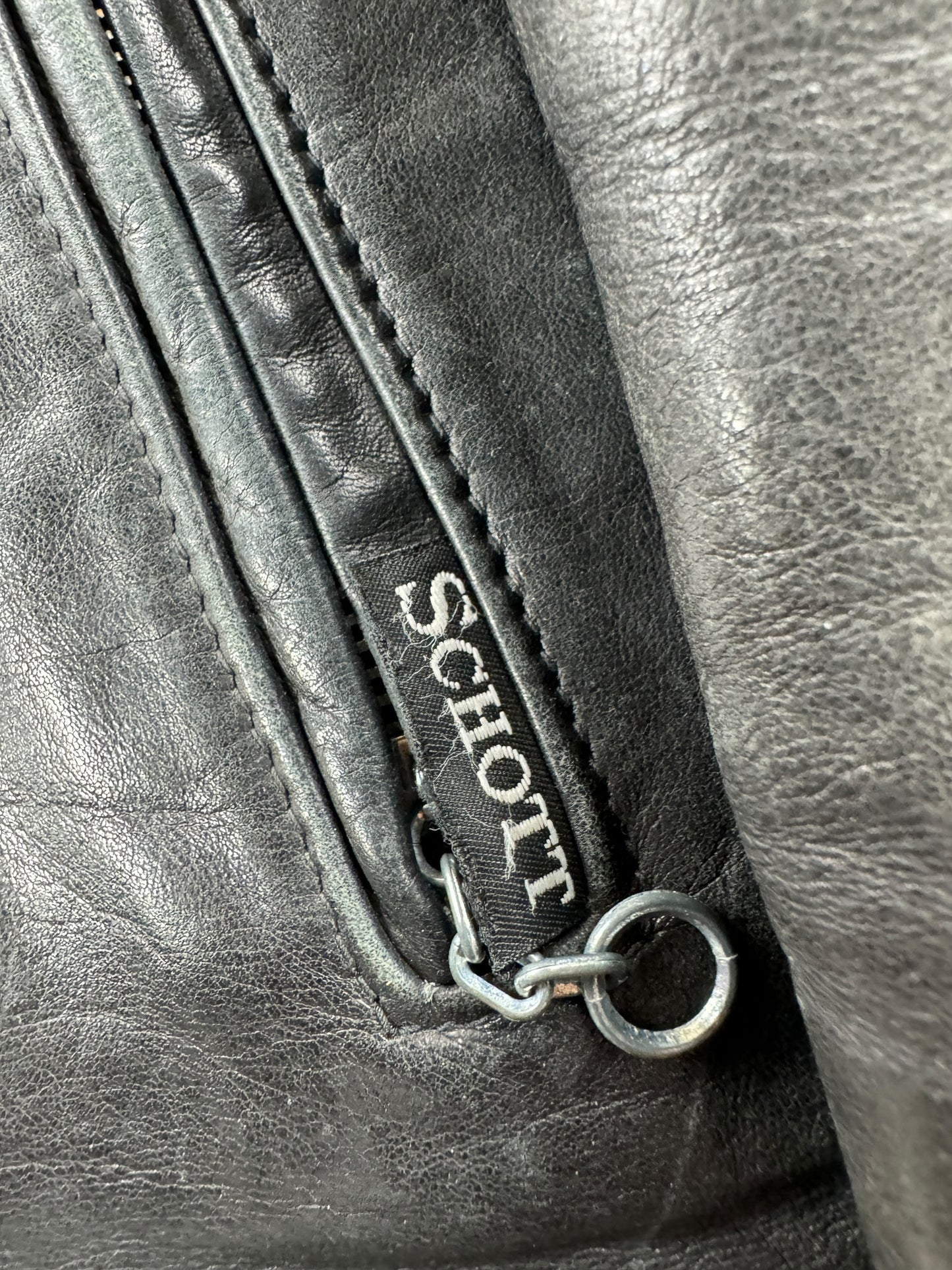 Label on Vintage Schott Moto Jacket SZ L