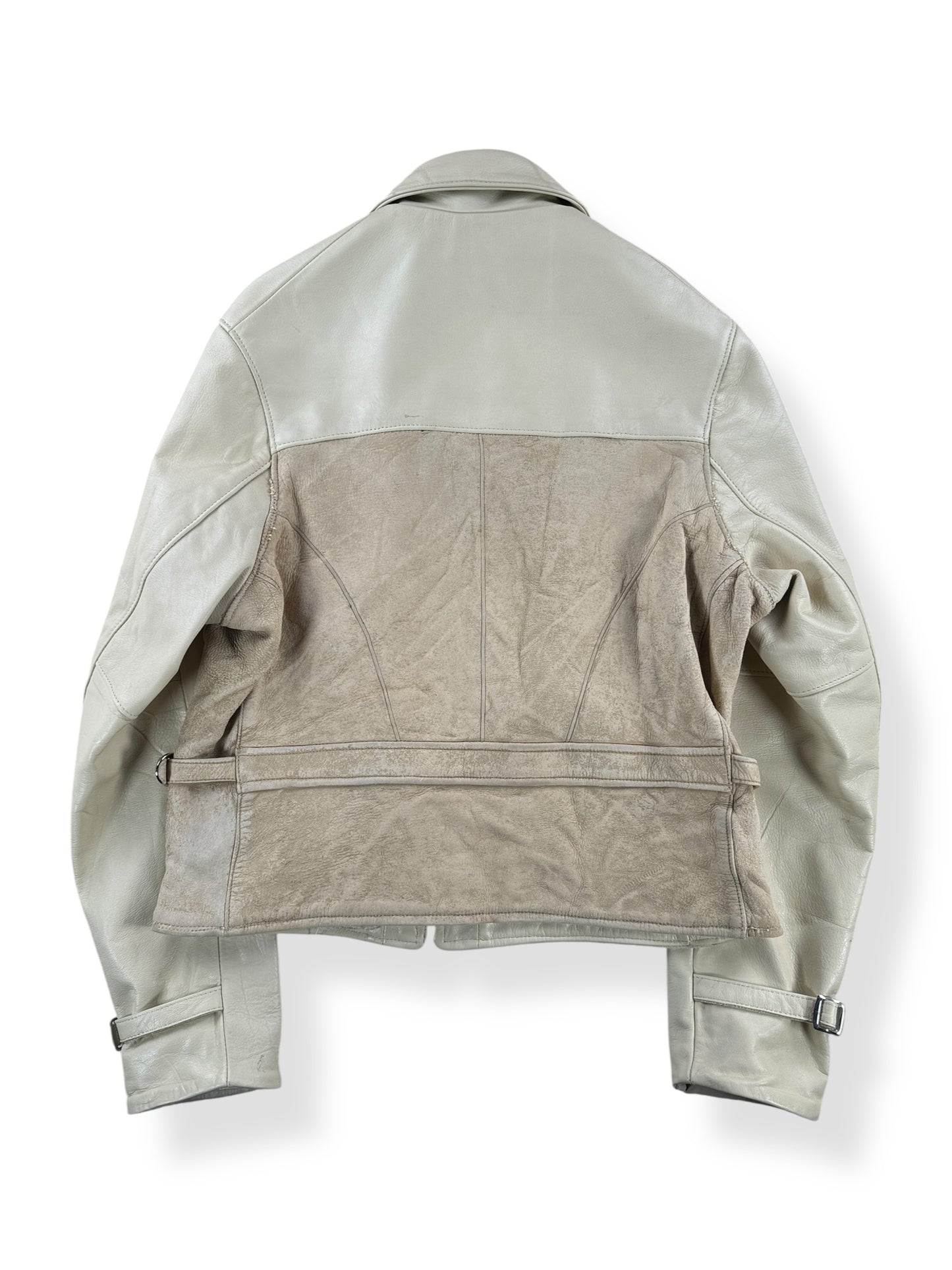 Back of Vintage Unlined Deerskin Jacket SZ M
