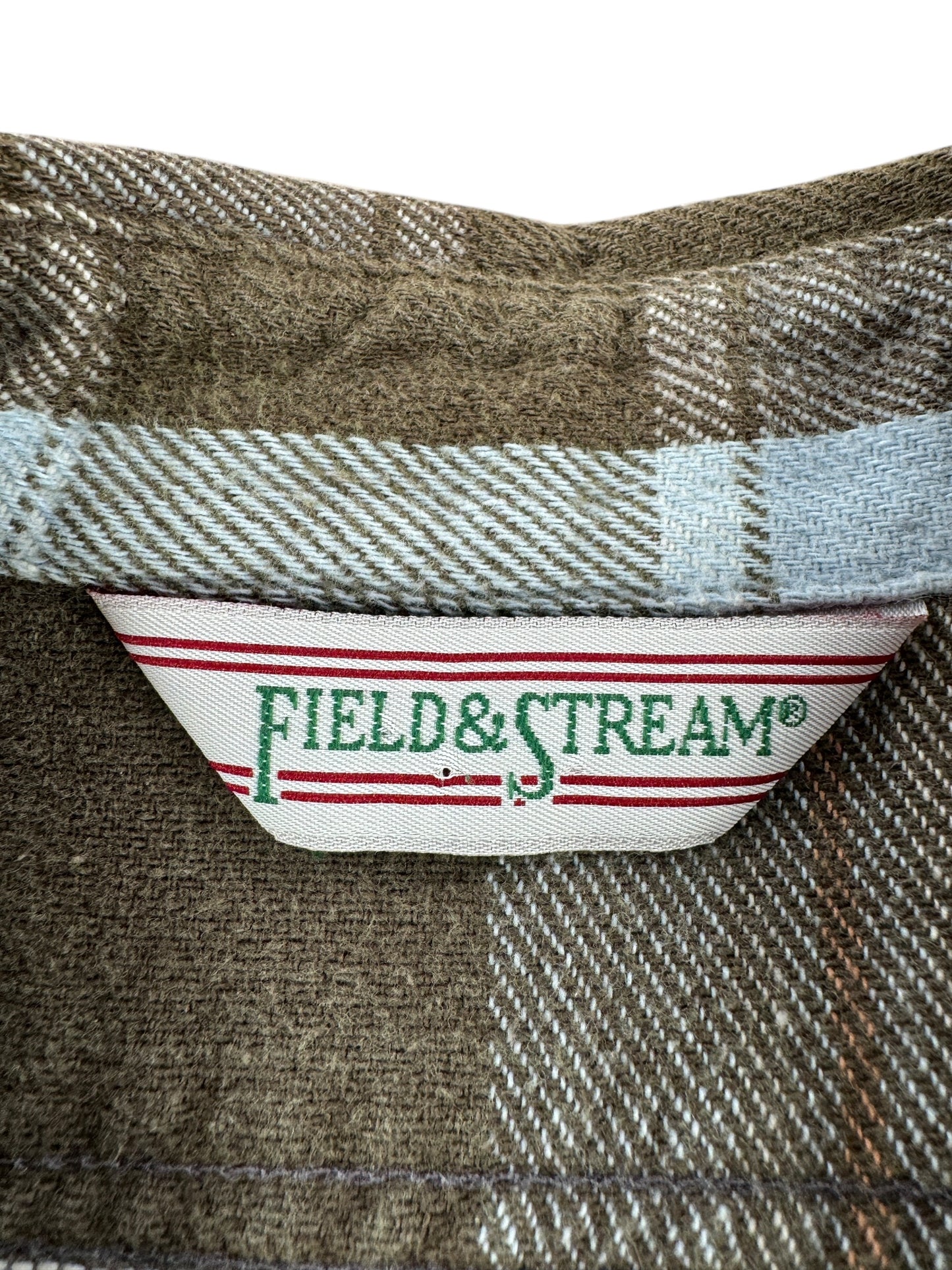Tag on Vintage Field & Stream Cotton Flannel SZ L