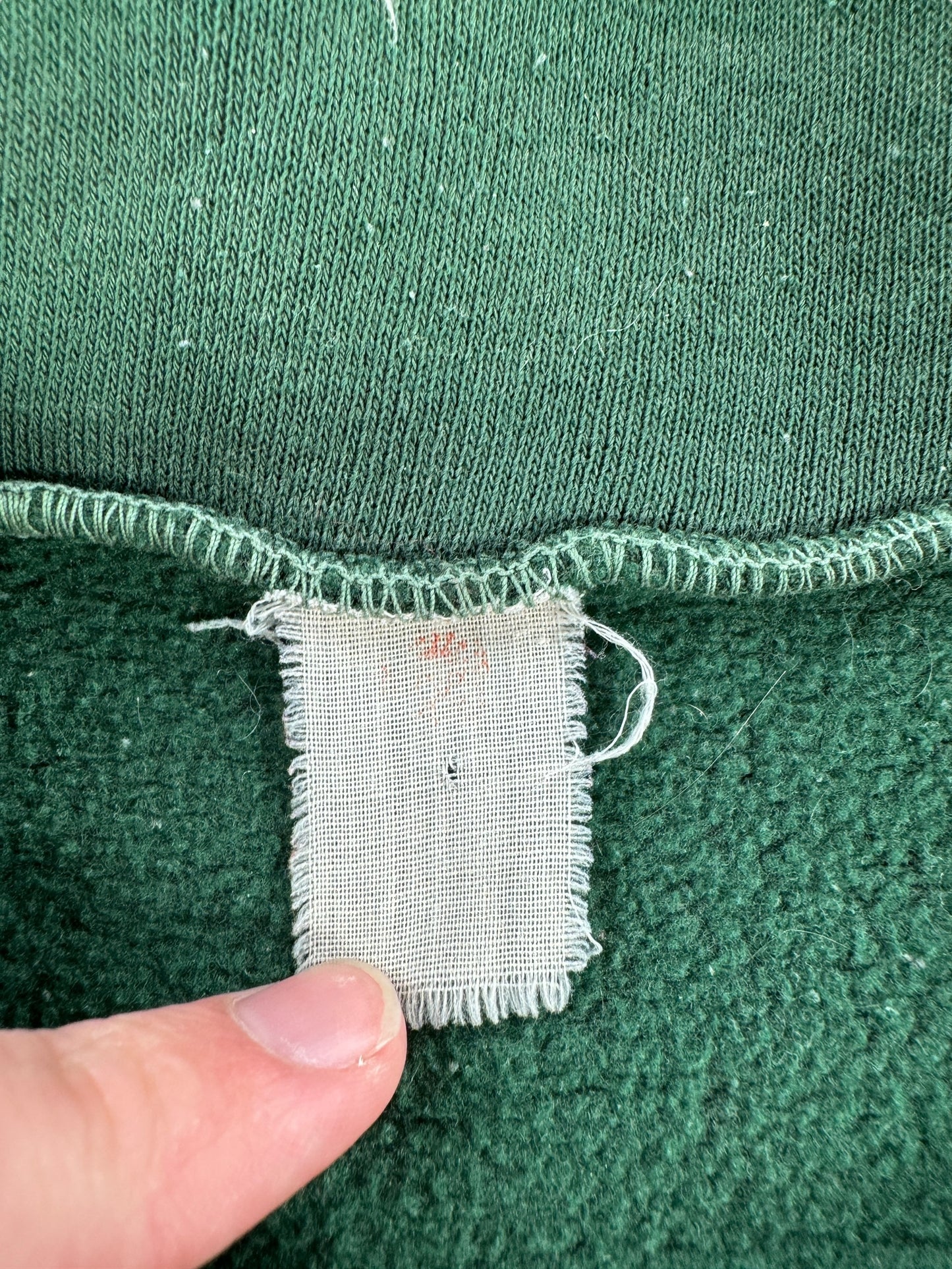 Tag on Vintage Green Shit Zip Up Sweatshirt SZ M