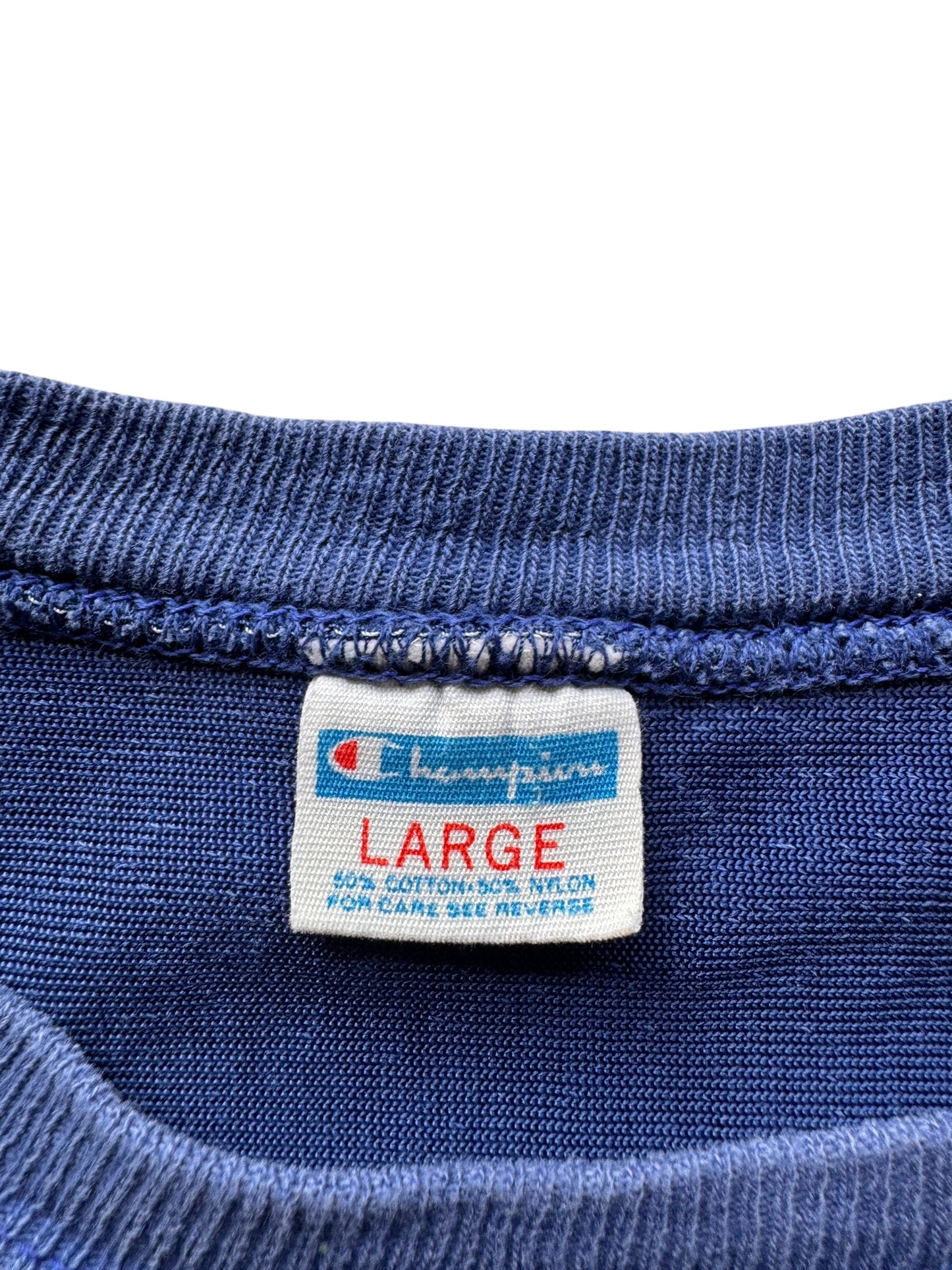 Tag on Vintage Champion Blue Bar UCLA Chopper Jersey SZ L AS IS