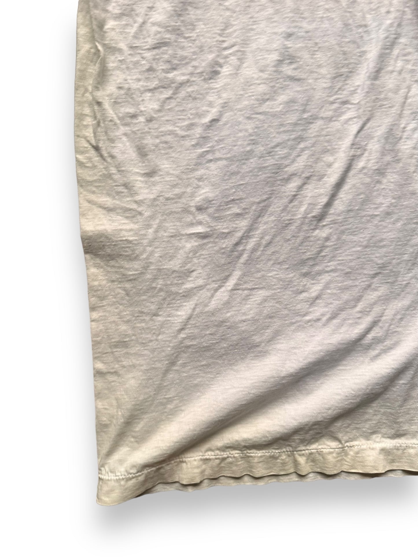 Lower Left Rear View of Vintage 1991 Malcolm X Single Stitch Tee SZ M | Vintage Malcolm X T-Shirts Seattle | Barn Owl Vintage Clothing Seattle