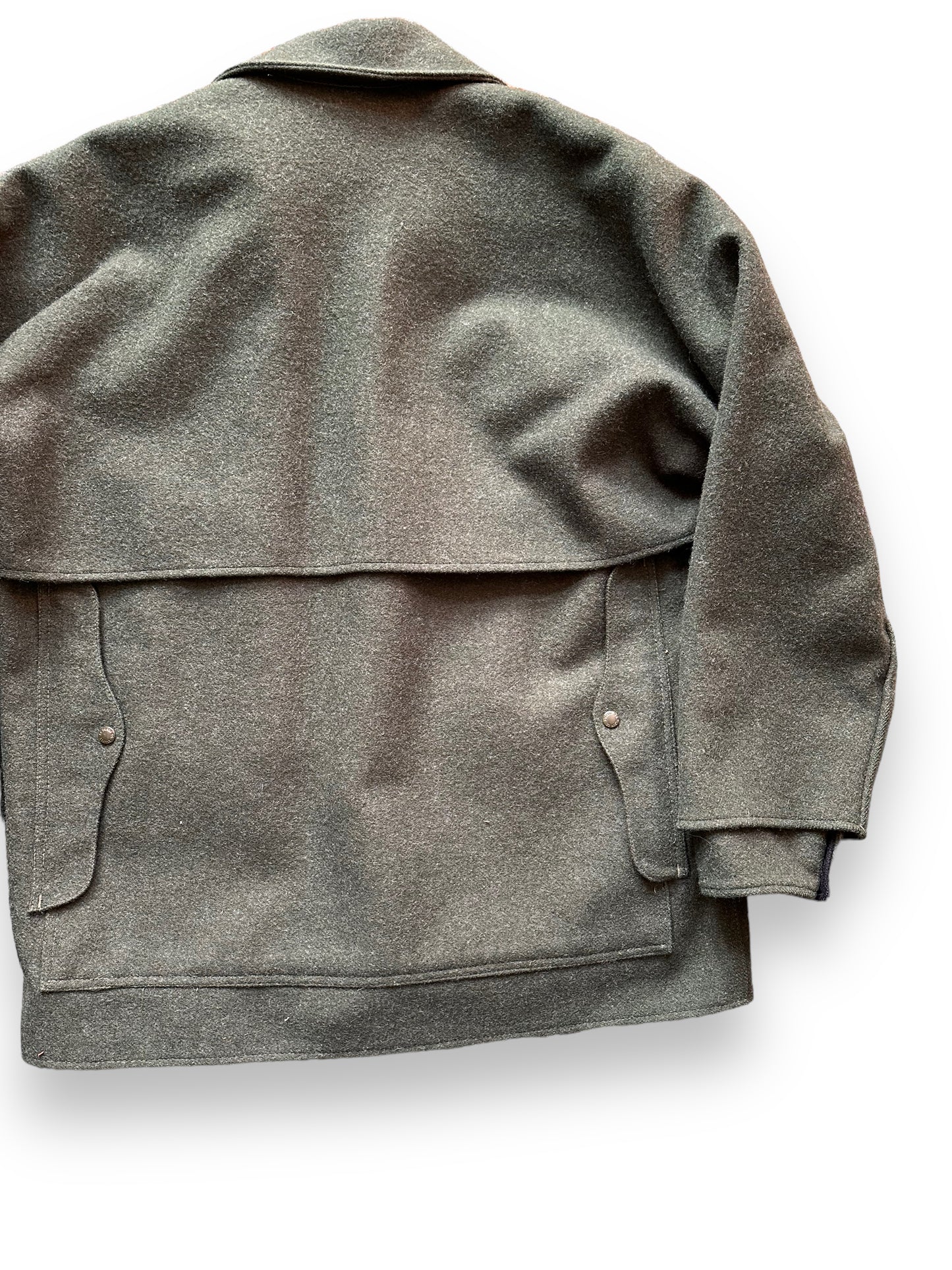 Vintage Filson Forest Green Double Mackinaw Cruiser SZ 48 | Vintage Filson Cruiser | Vintage Workwear Seattle