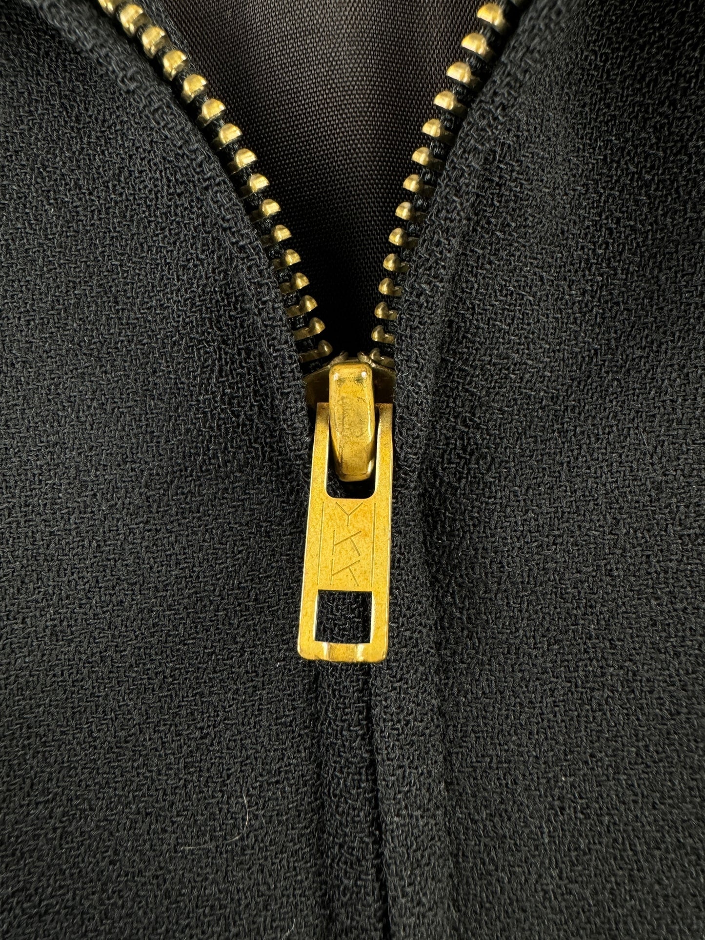 Zipper on Vintage Unbranded 3 Pocket Jacket SZ L