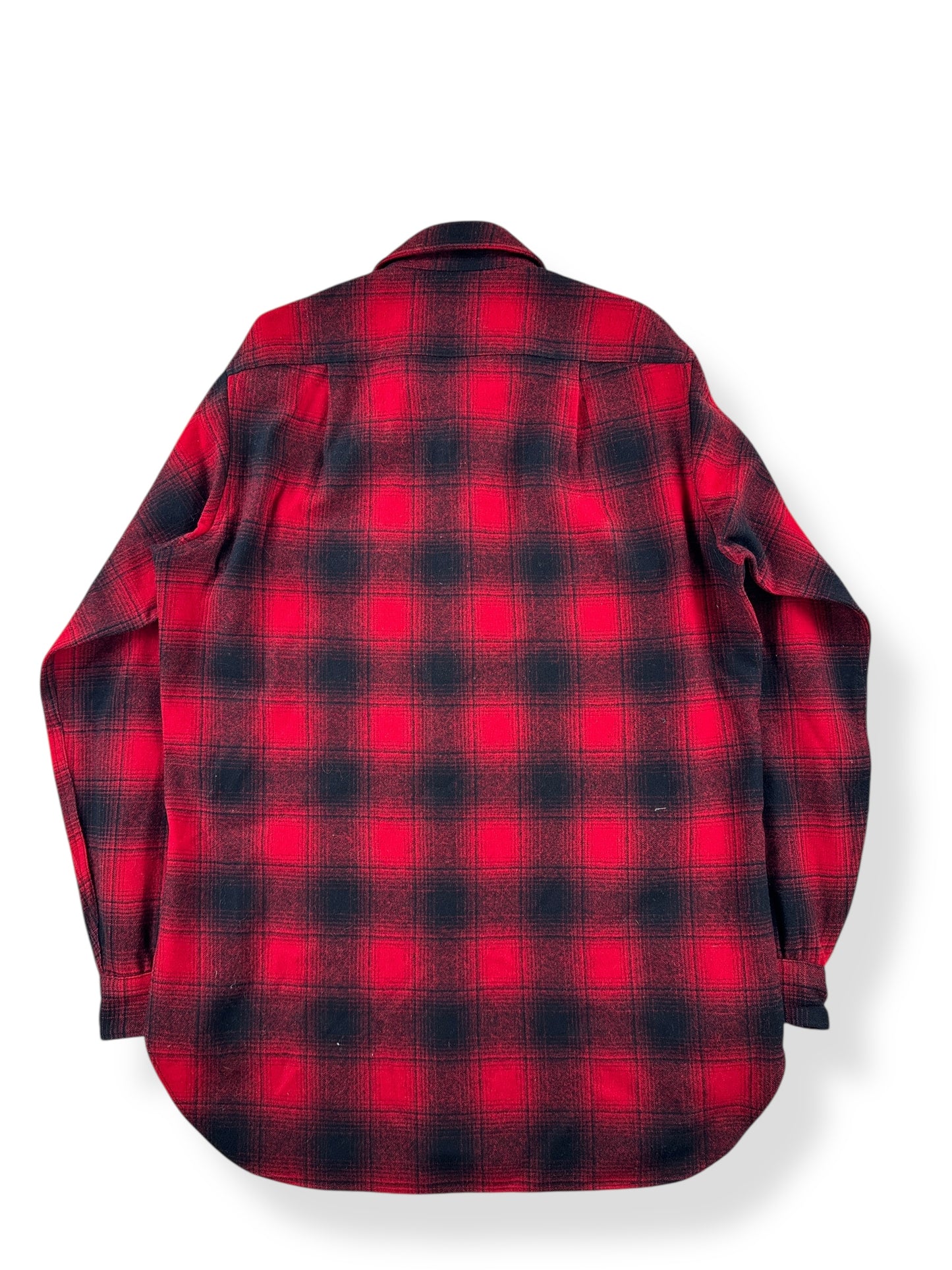 Back of Vintage Pendleton Outdoors Man Flannel SZ M