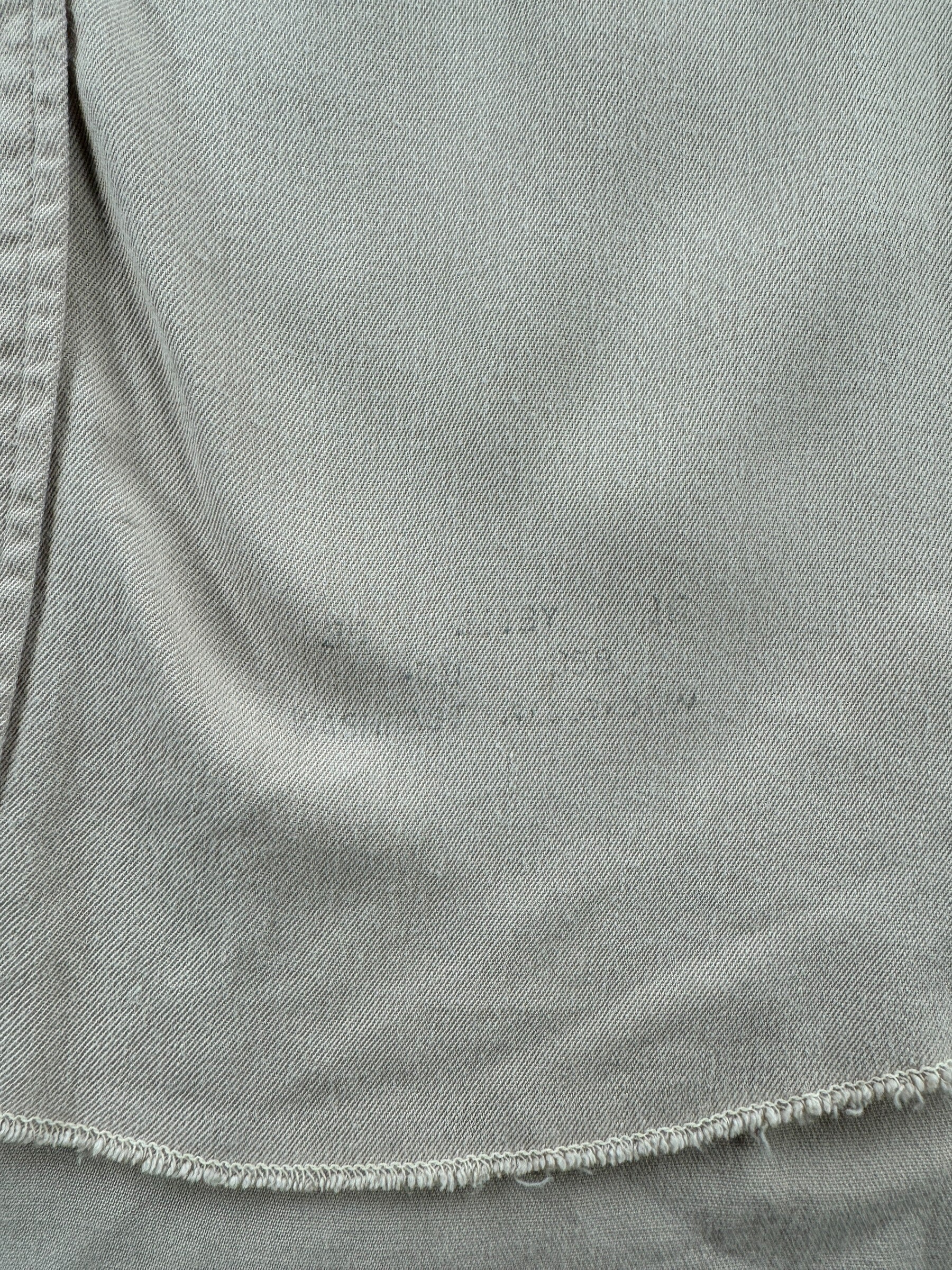 Stamp on Vintage Sawtooth Pocket Gabardine Pearl Snap Shirt SZ M
