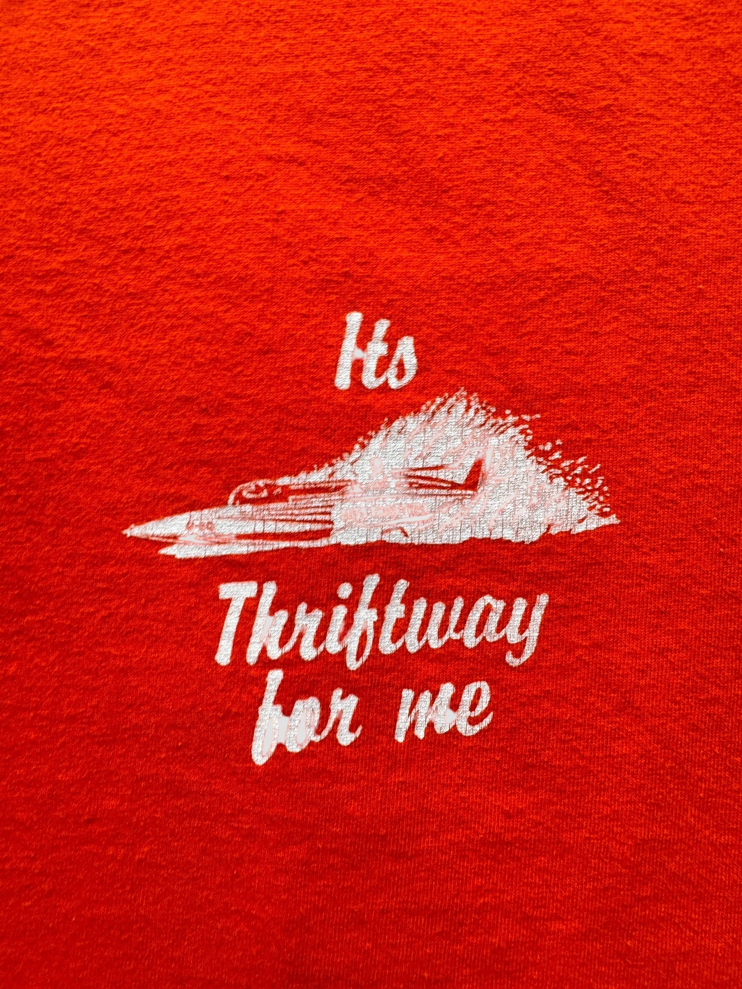 Front Graphic of Vintage Miss Thriftway Tee SZ L