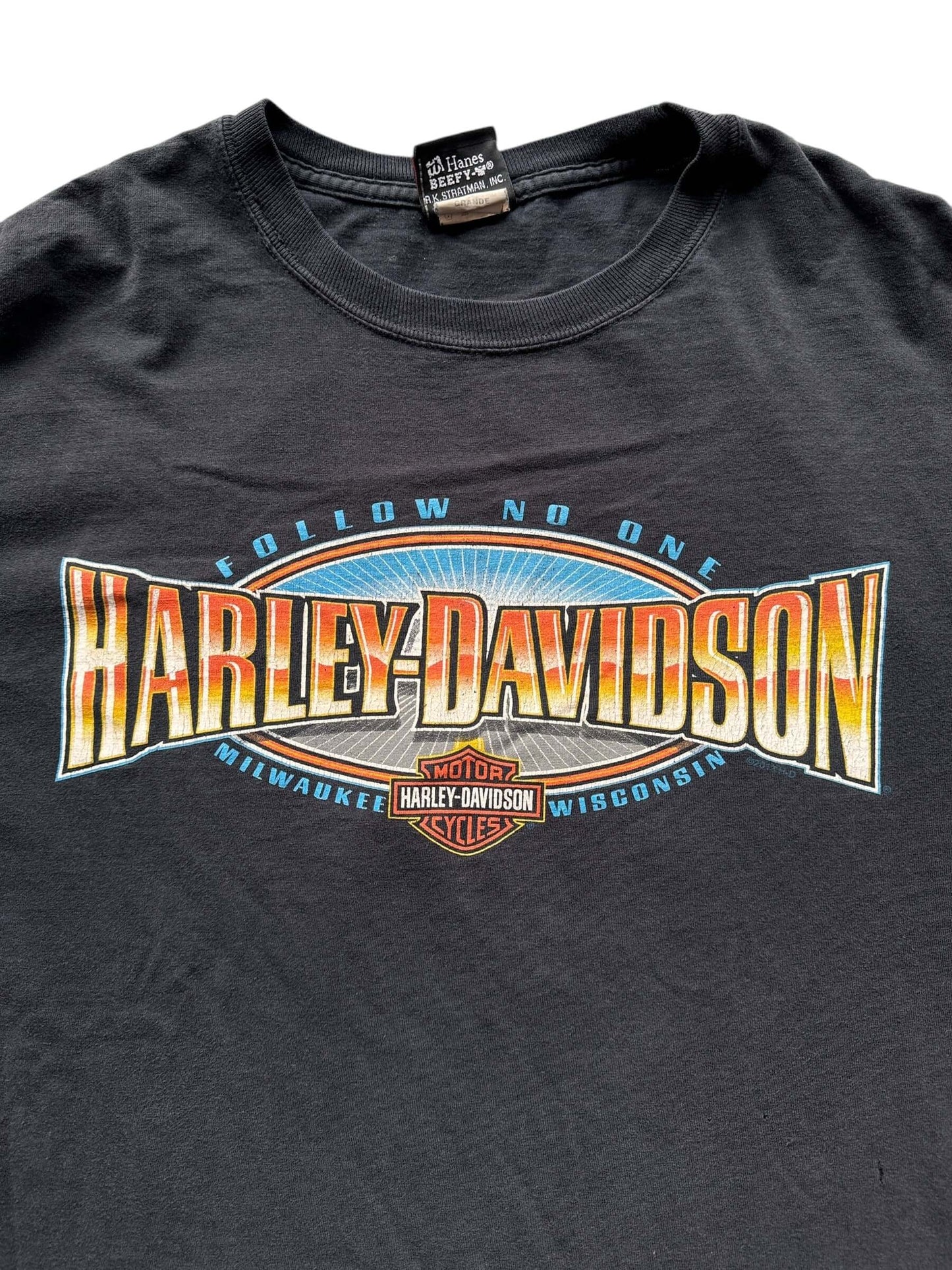 Front Graphic of 2015 Gail's Harley Davidson St Louis MO Tee SZ L