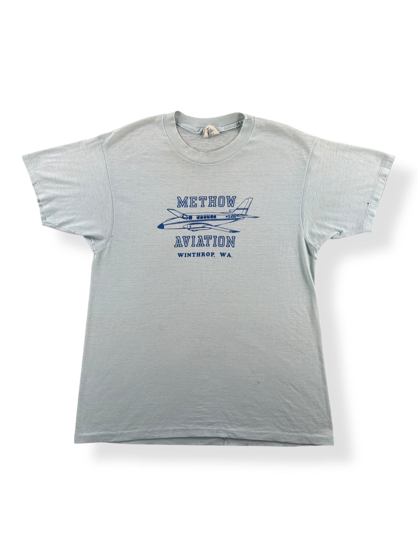Front of Vintage Methow Aviation Tee SZ M