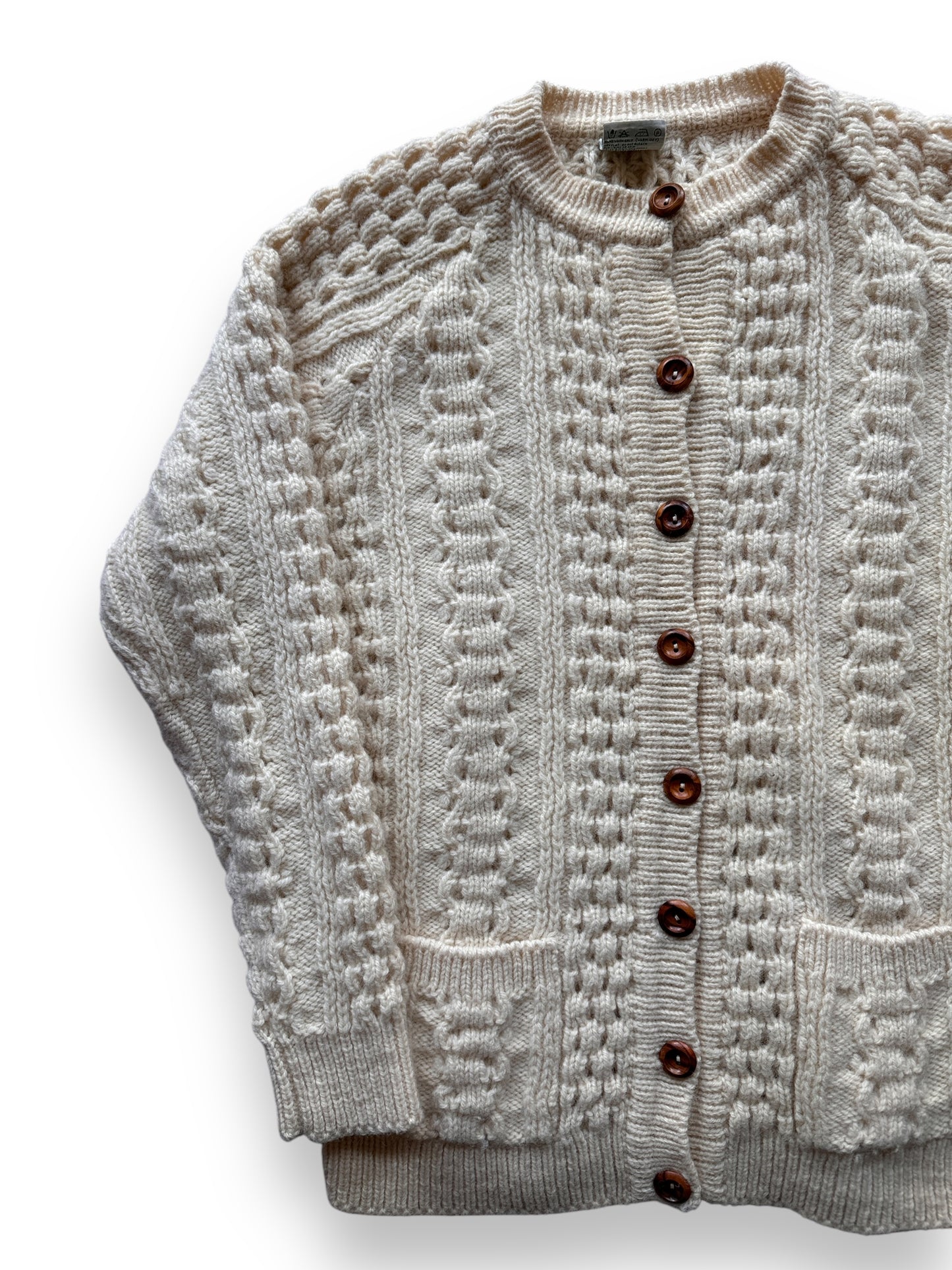 front right of Vintage John Molloy Irish Wool Sweater SZ L