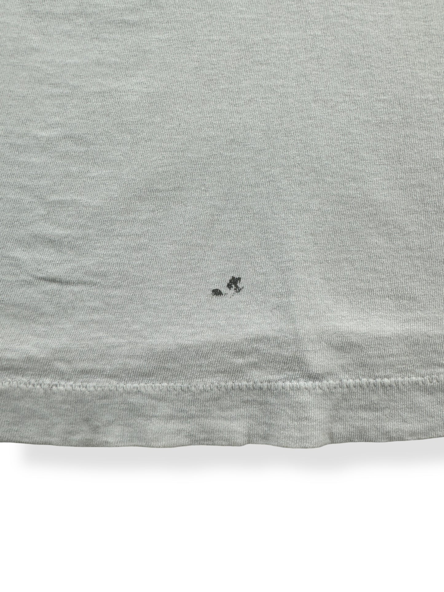 Stain on Vintage White Blank Tee SZ M AS IS