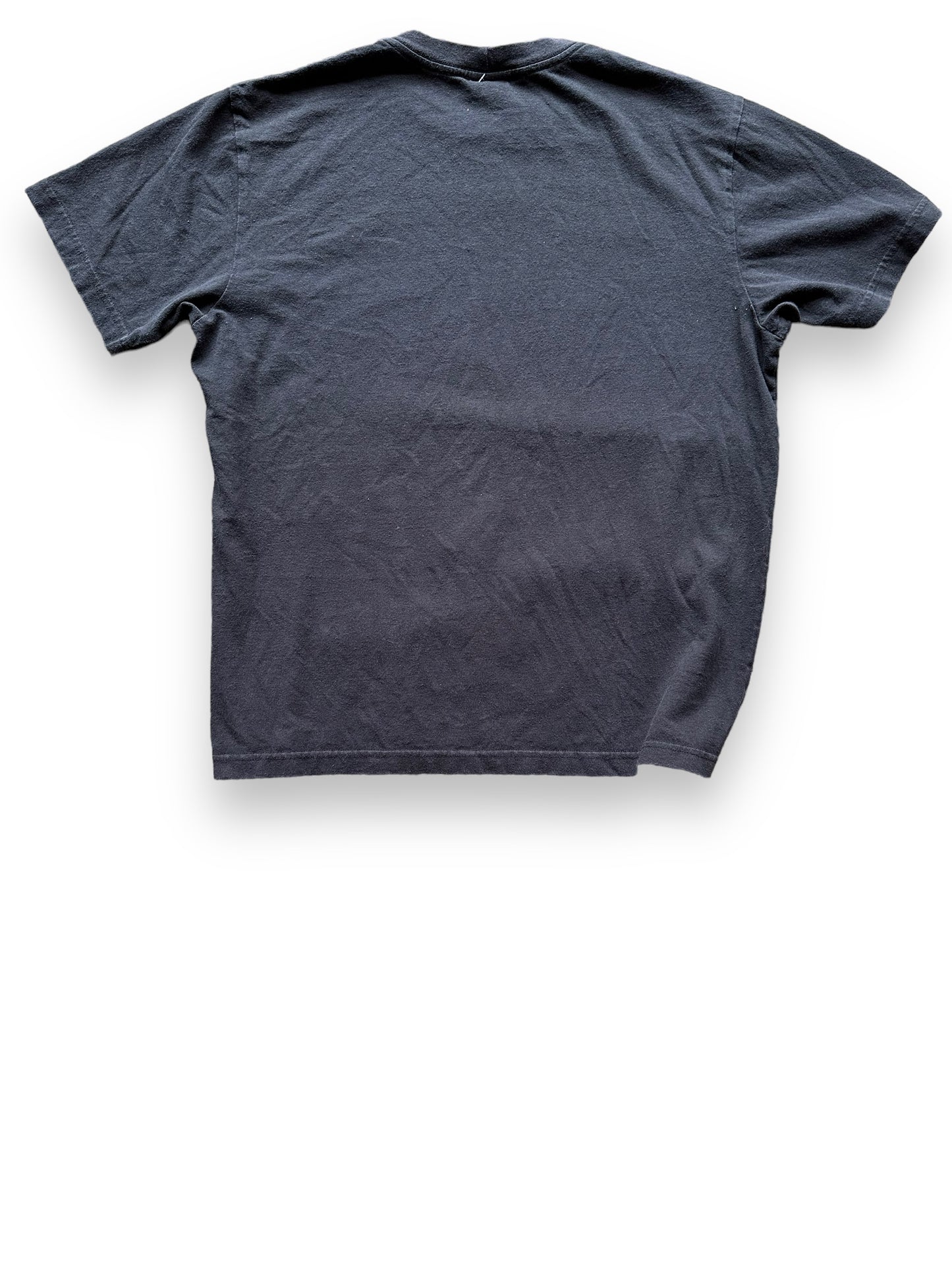 Rear View of Filson Black Cotton Graphic Tee SZ L | Barn Owl Vintage Goods | Vintage Filson Workwear Seattle