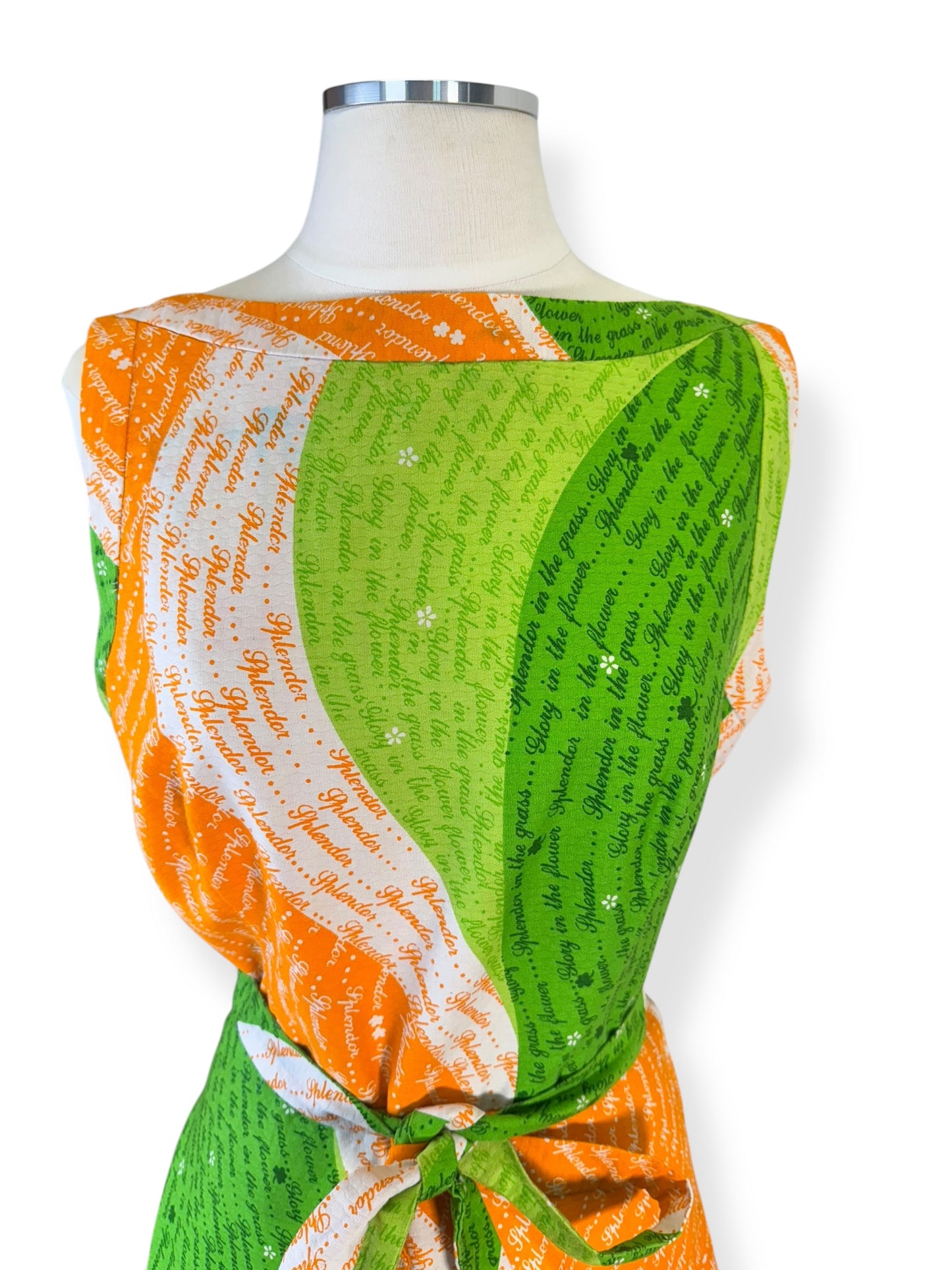 Top view of 1960s Malia "Splendor in the Grass" Dress M