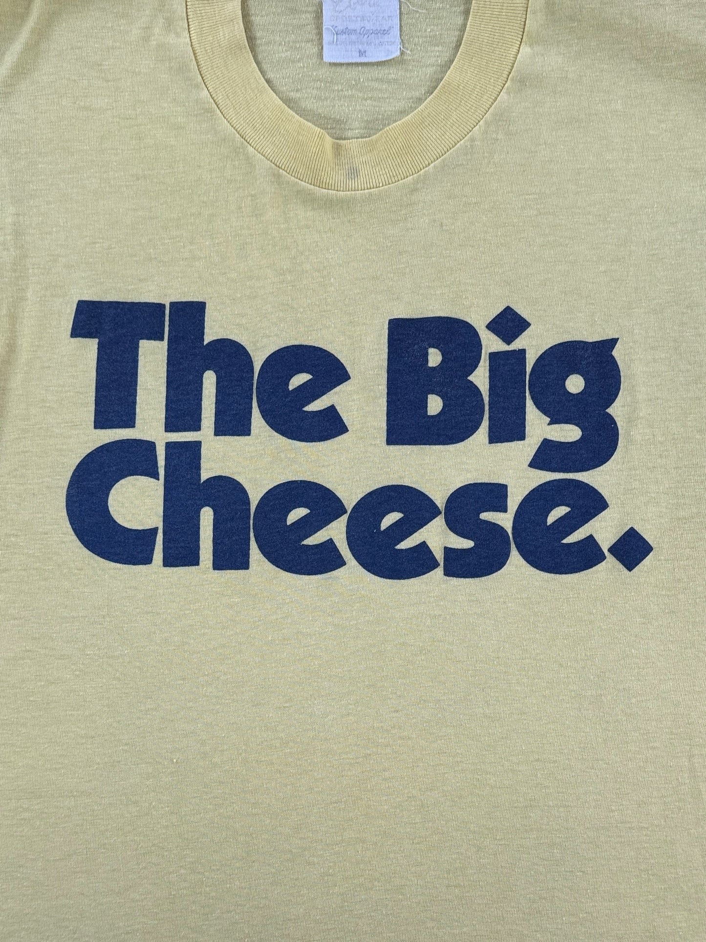 Front Graphic of Vintage 1970s Big Cheese Tee SZ S