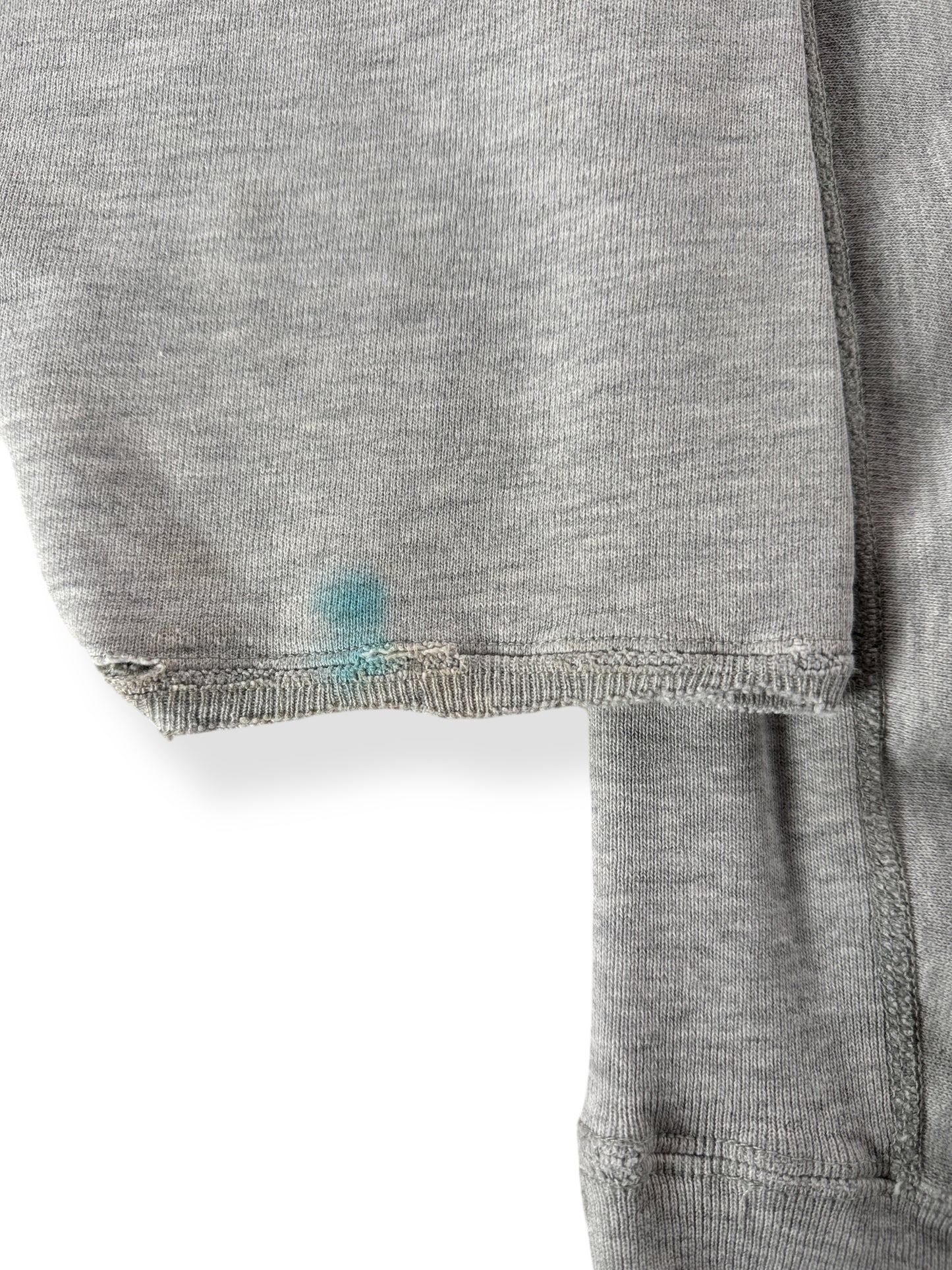 Missing Cuff on Vintage Johnson State Reverse Weave SZ L