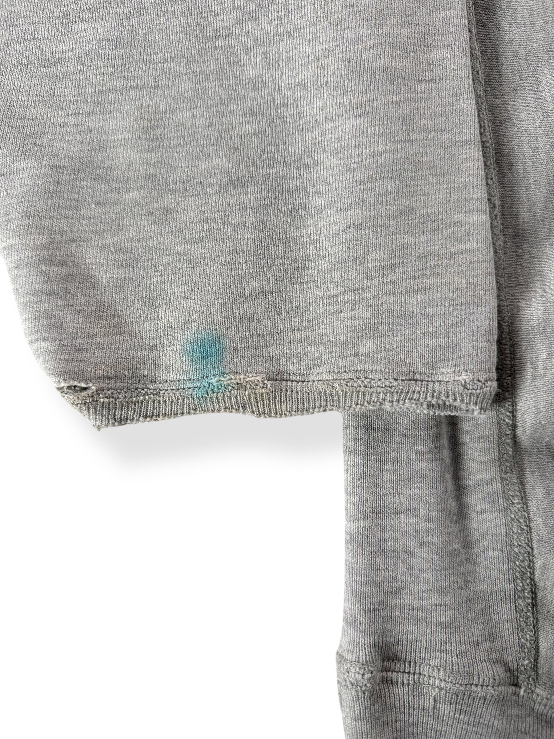 Missing Cuff on Vintage Johnson State Reverse Weave SZ L
