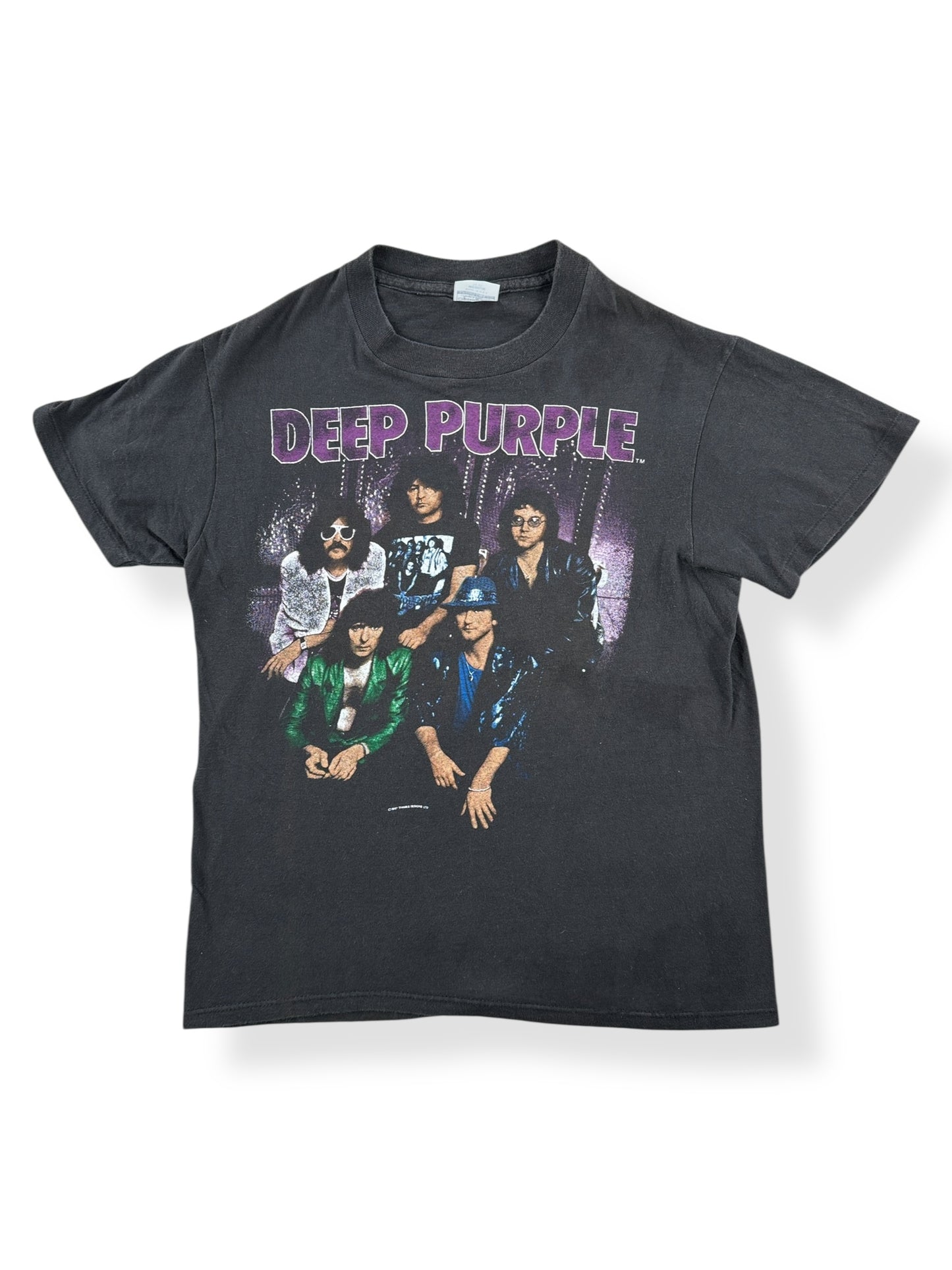 Front of Vintage '87 Deep Purple Tee SZ XS