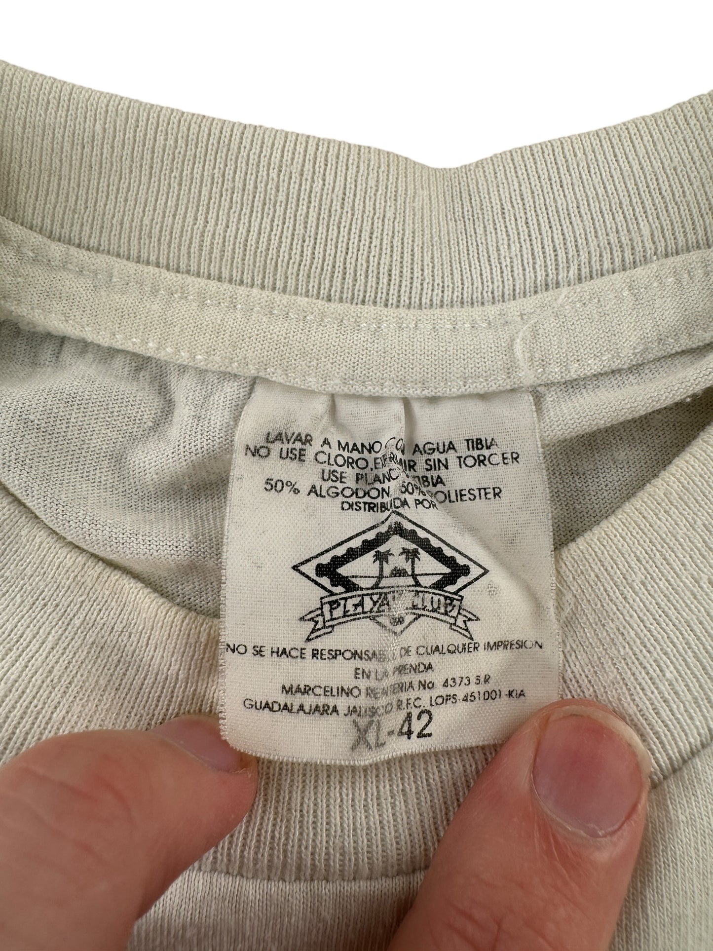 Tag on Vintage Mexico Harley Davidson Tee SZ L