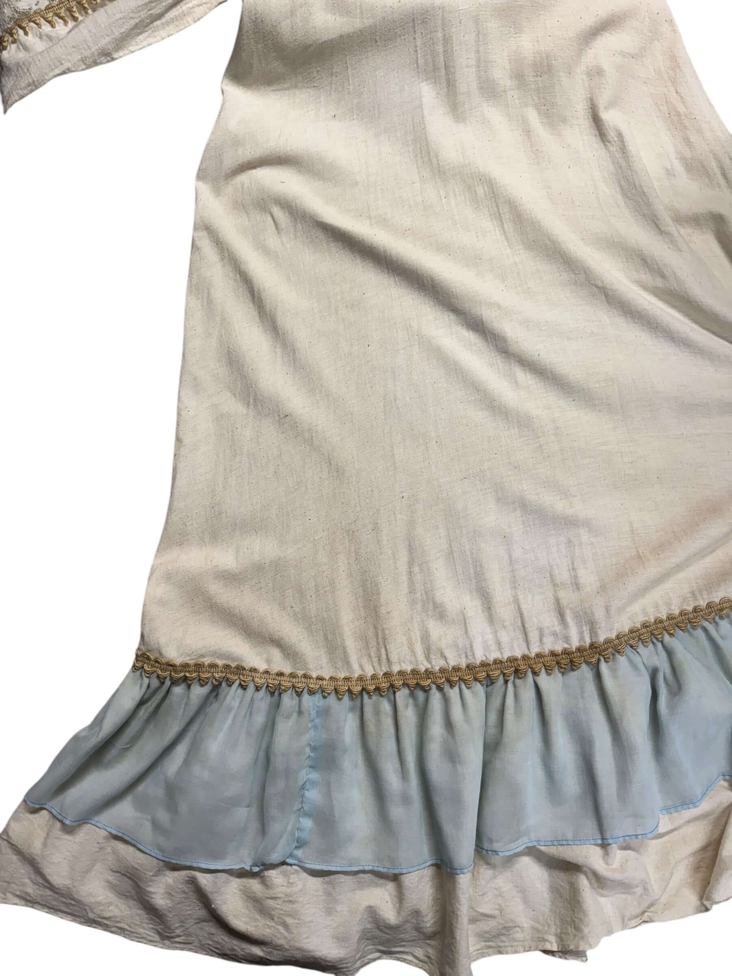 Staining 1970s Renaissance Gunne Sax Dress L-XL