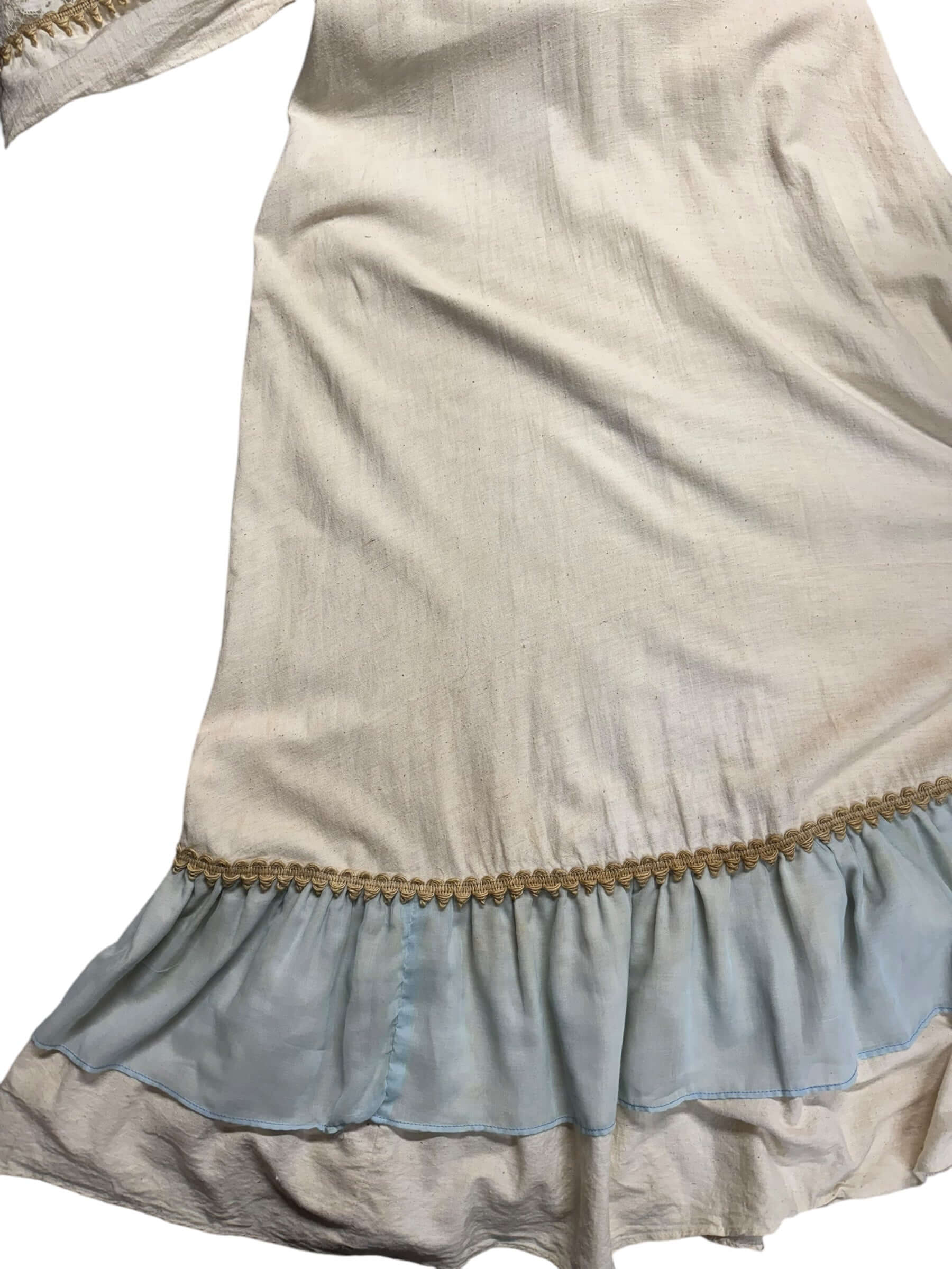 Staining 1970s Renaissance Gunne Sax Dress L-XL