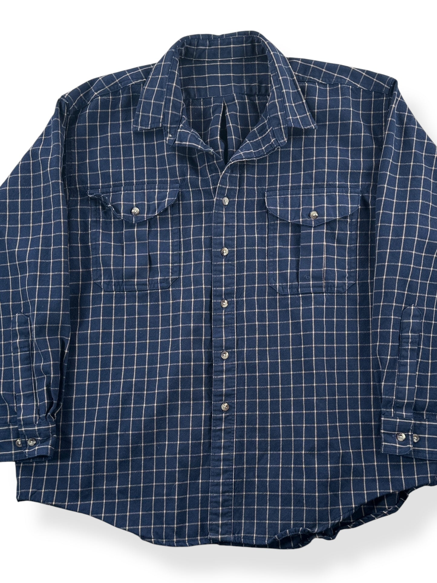 Front Close Up of Modern Filson Wool Alaska Guide Shirt SZ XL