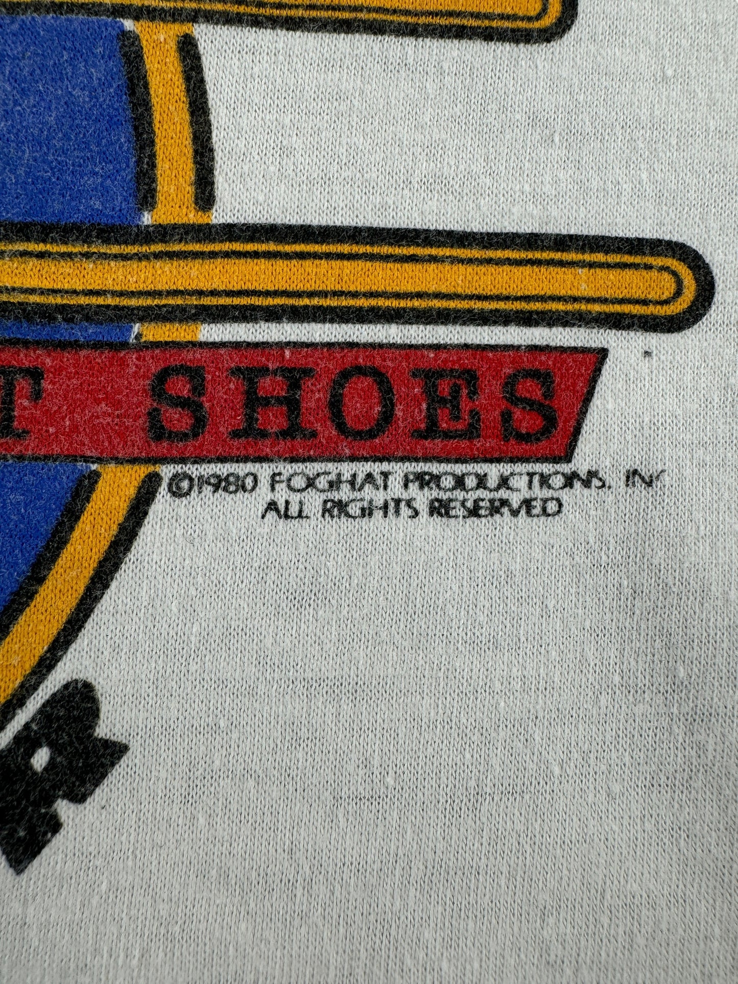 Trademark on Vintage '80 Fog Hat Raglan Tee SZ M