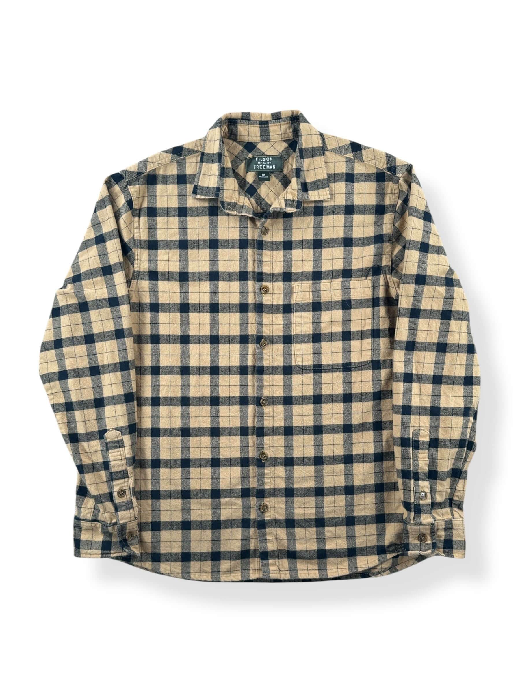 Front of Filson x Freeman Weathervane Flannel SZ M