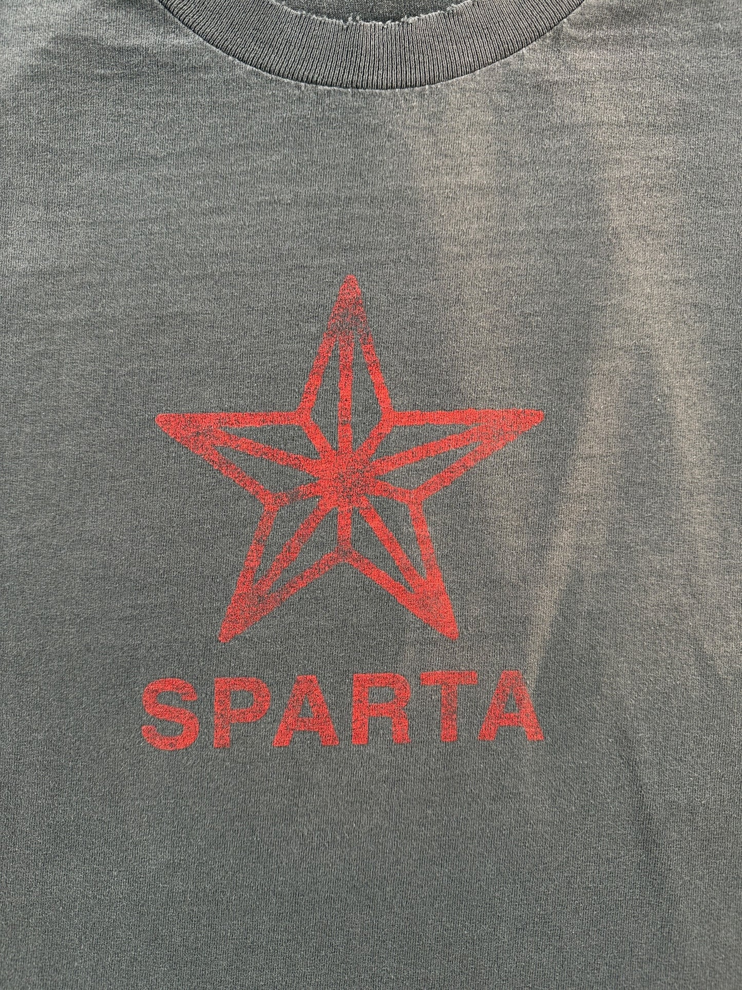 Front Graphic of Vintage Sparta ATDI Faded Band Tee SZ M