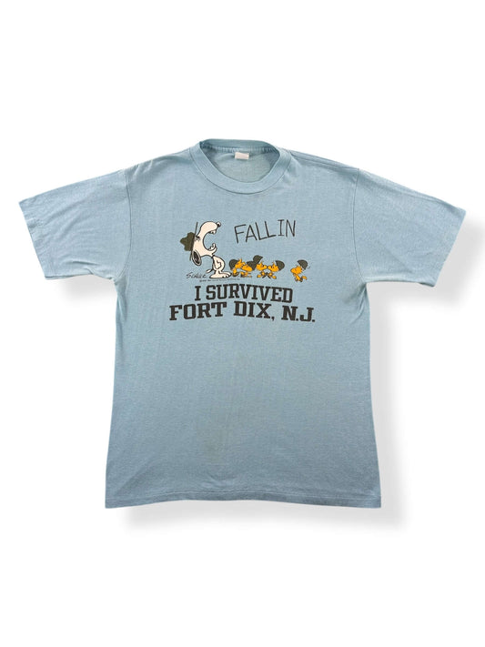 Front of Vintage 80’s Snoopy Fort Dix Tee SZ M