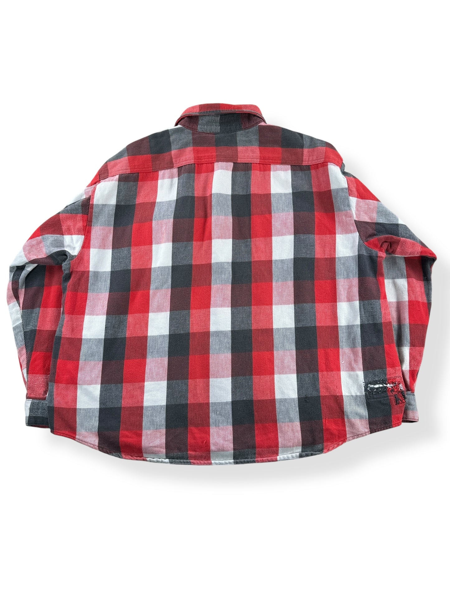 Back of Vintage 5 Brothers Work Shirt SZ XXXL