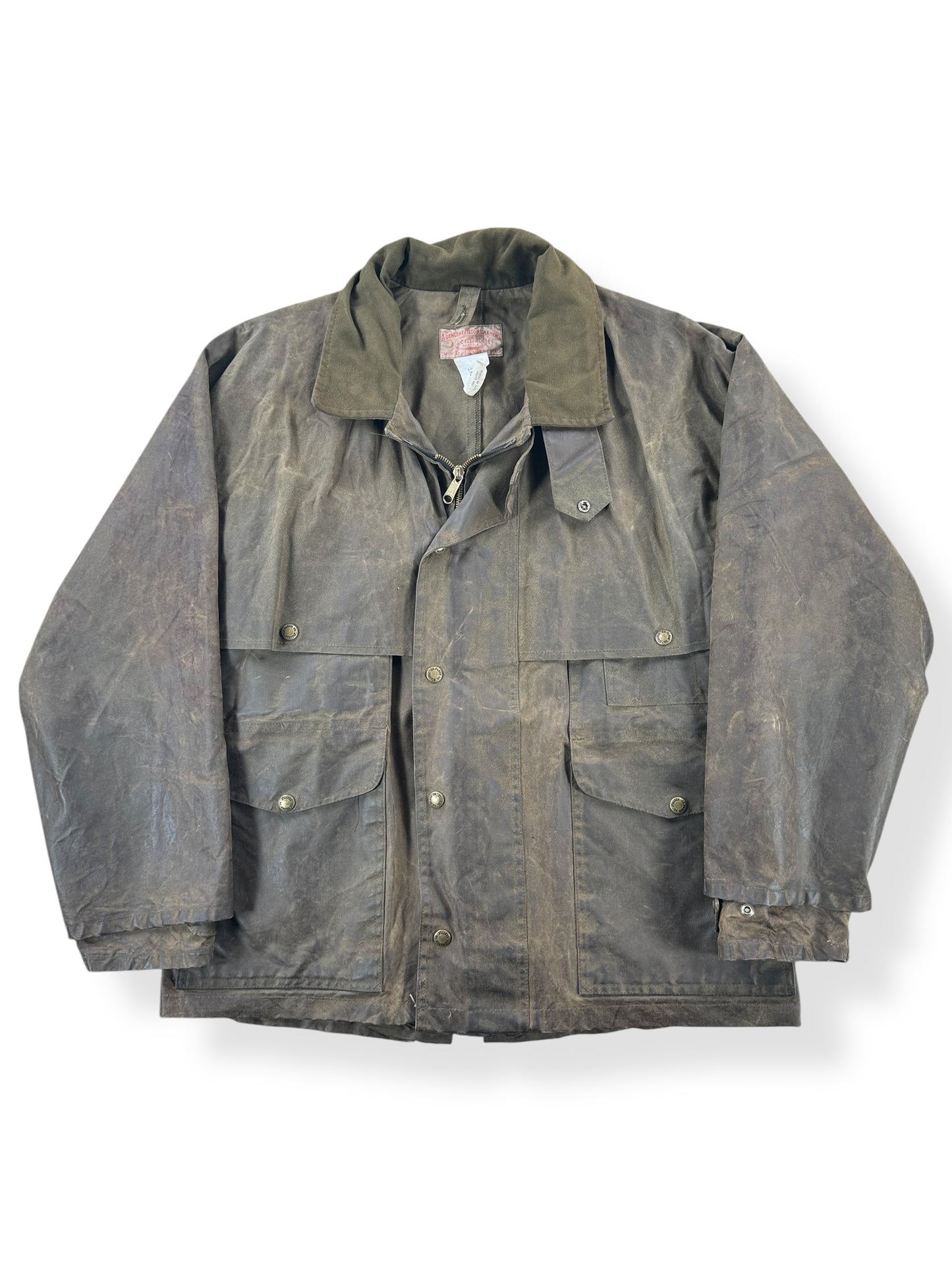 Front of Vintage Filson Shelter Cloth Packer Coat SZ 40