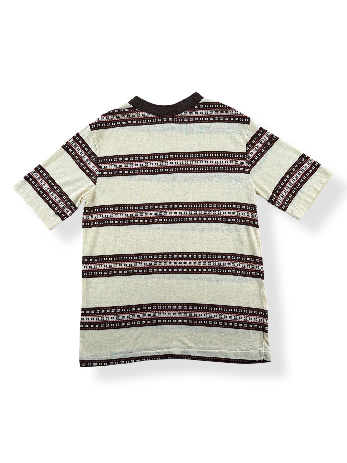 Back of Vintage 70s striped tee SZ M