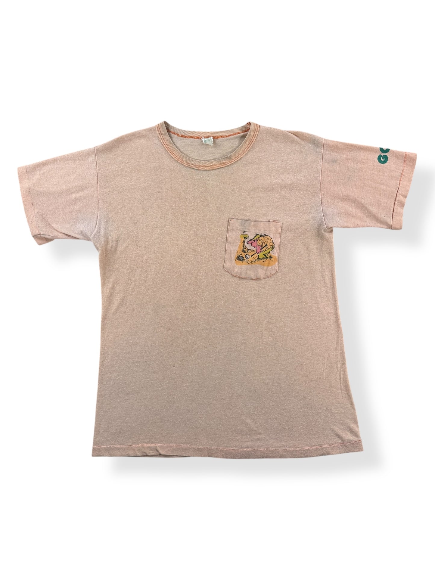 Front of Vintage Golf Pocket Tee SZ M