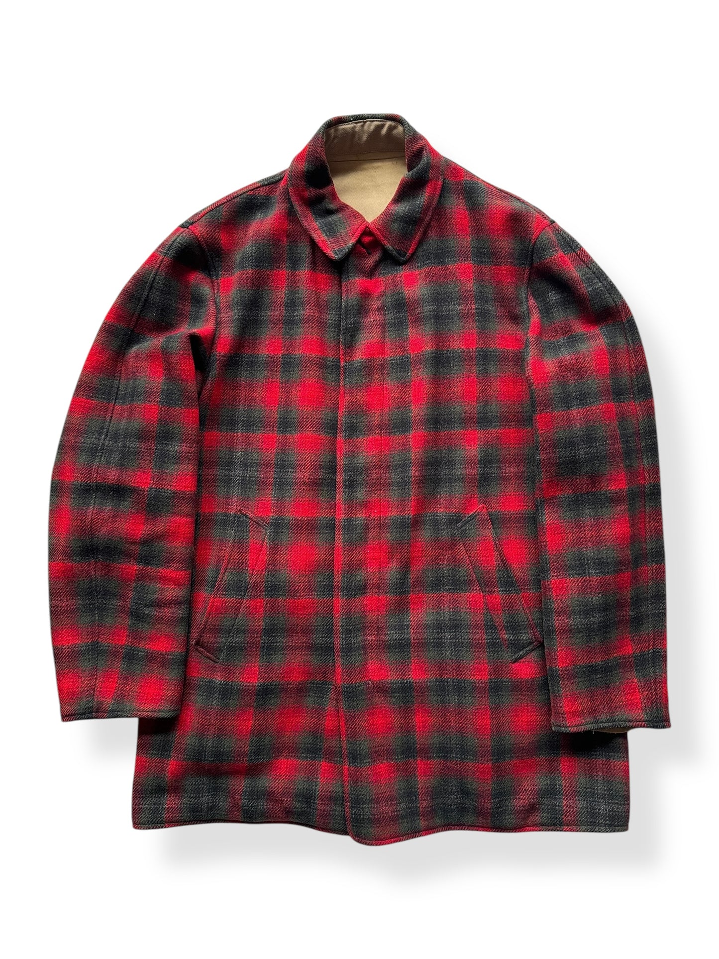Front of Vintage Reversible Pendleton Coat SZ XL