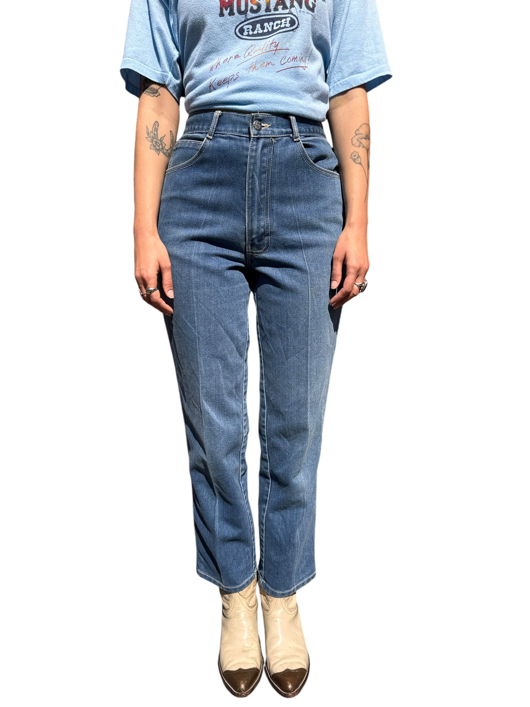 Gitano outlets vintage high waisted blue jeans no longer sold