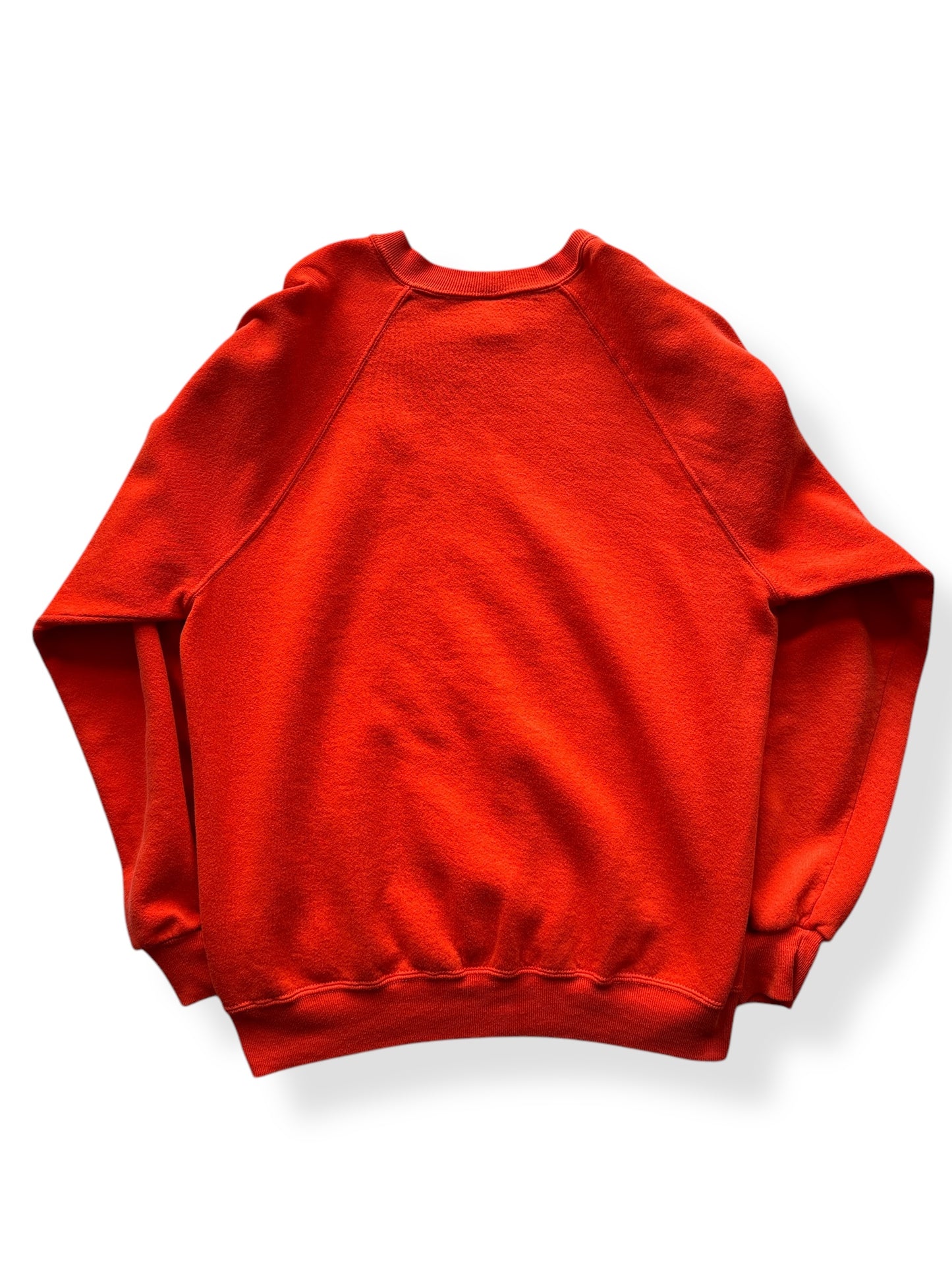 Back of Vintage Orange Jerzees Sweatshirt SZ L