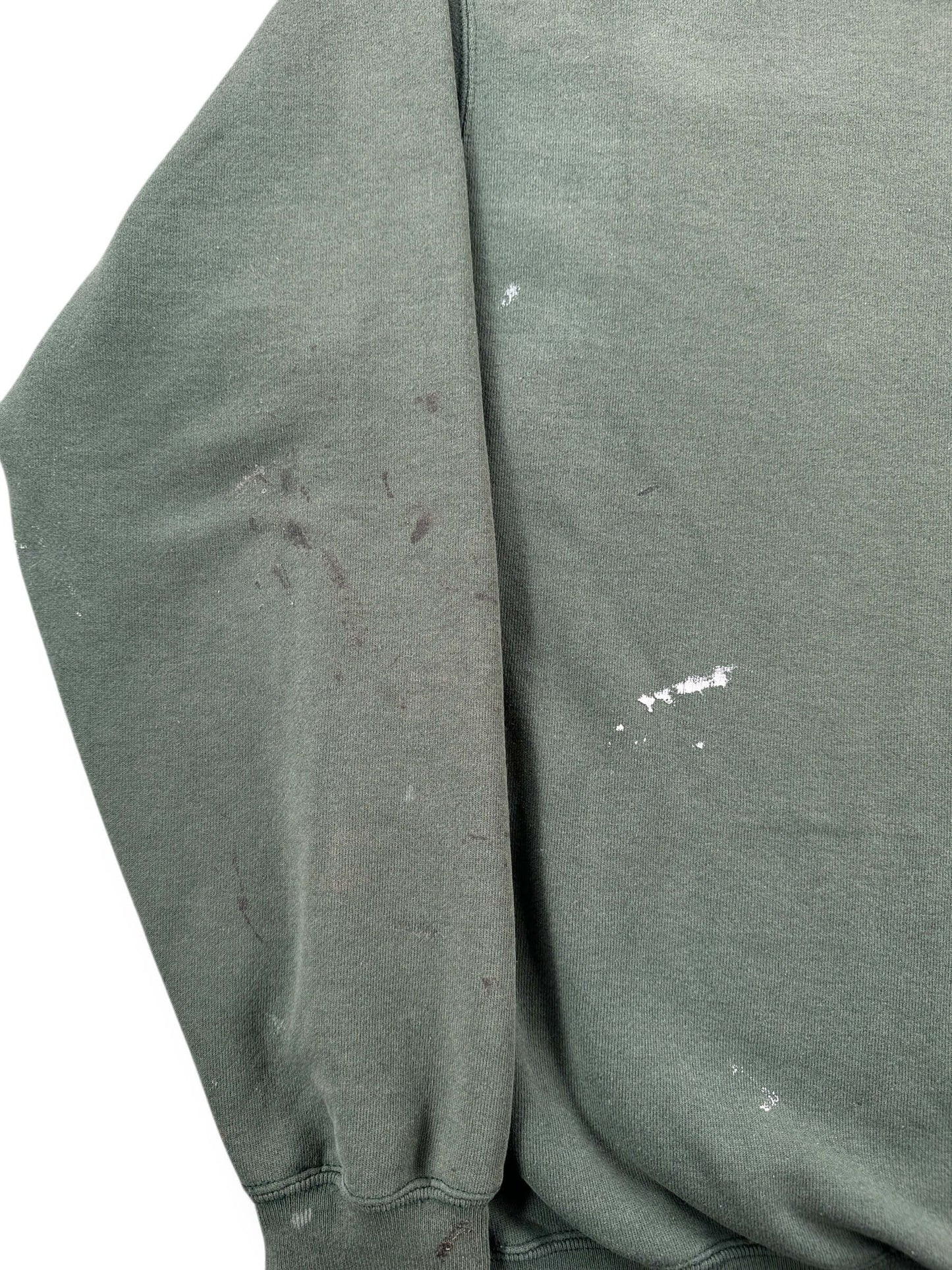 Stains on Vintage Made in USA Champion Paint Splattered Crewneck SZ L