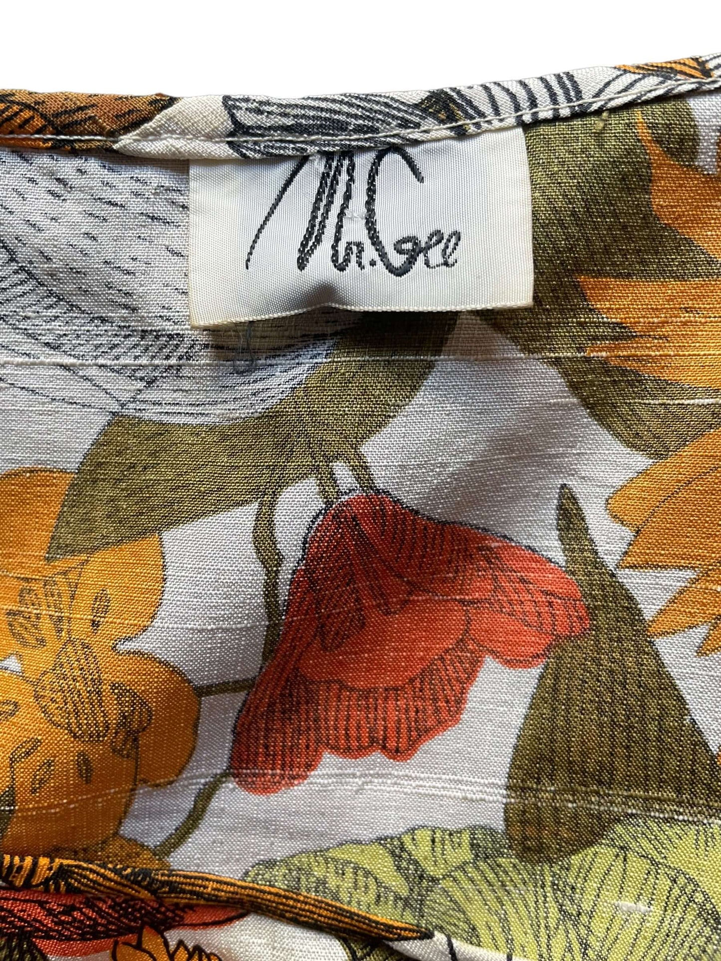 Vintage 1950s -1960s Mr. Gee Floral Dress SZ M