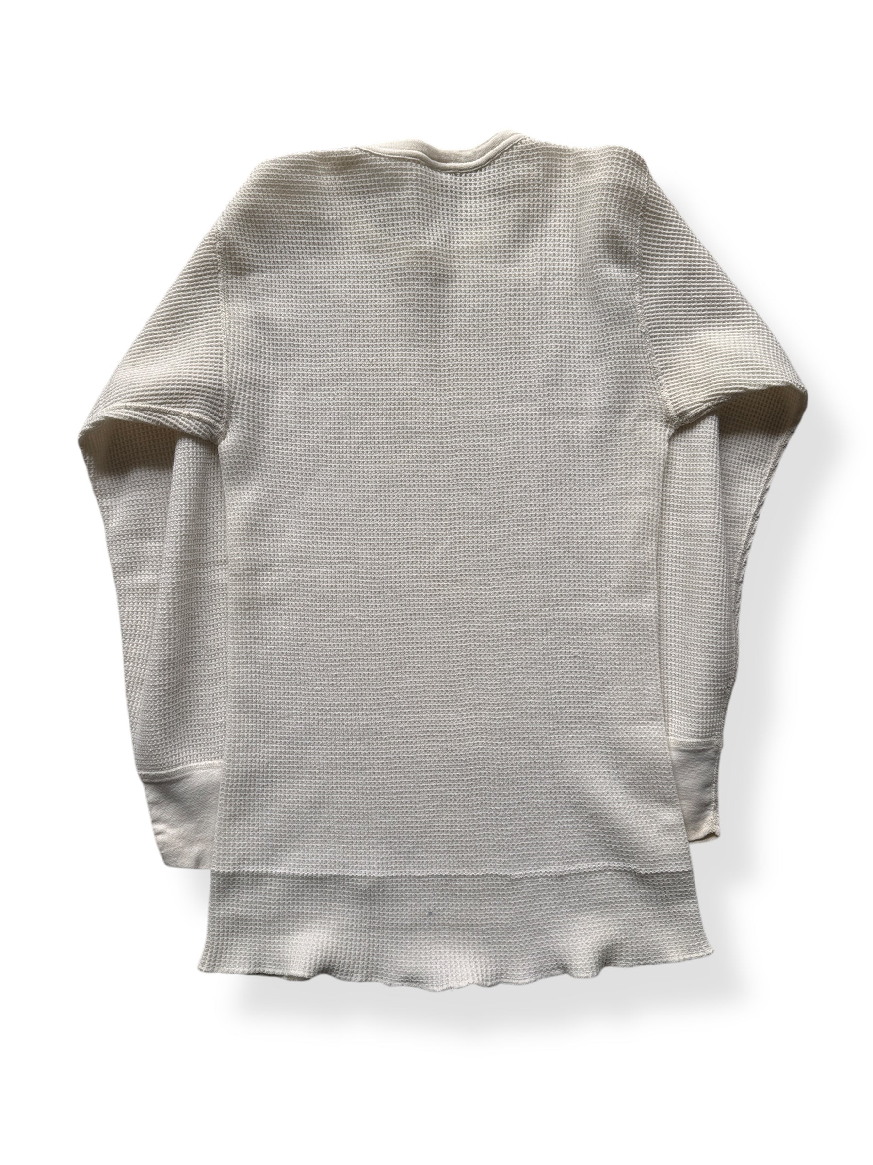 Back of Vintage Favorites Cotton/Poly Blend Waffle Shirt SZ L