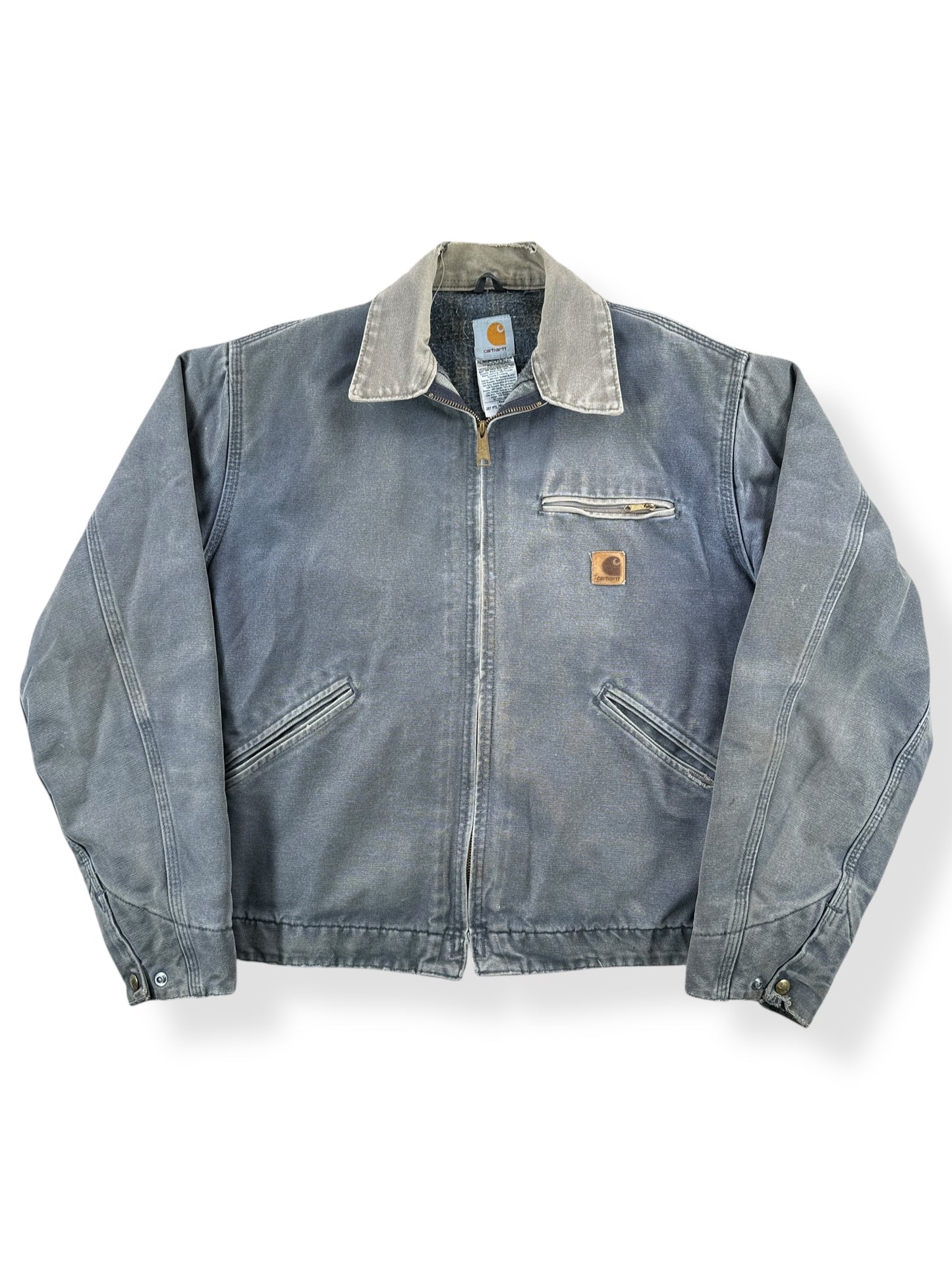 Front of Vintage Carhartt J97 PTL Detroit Jacket SZ M