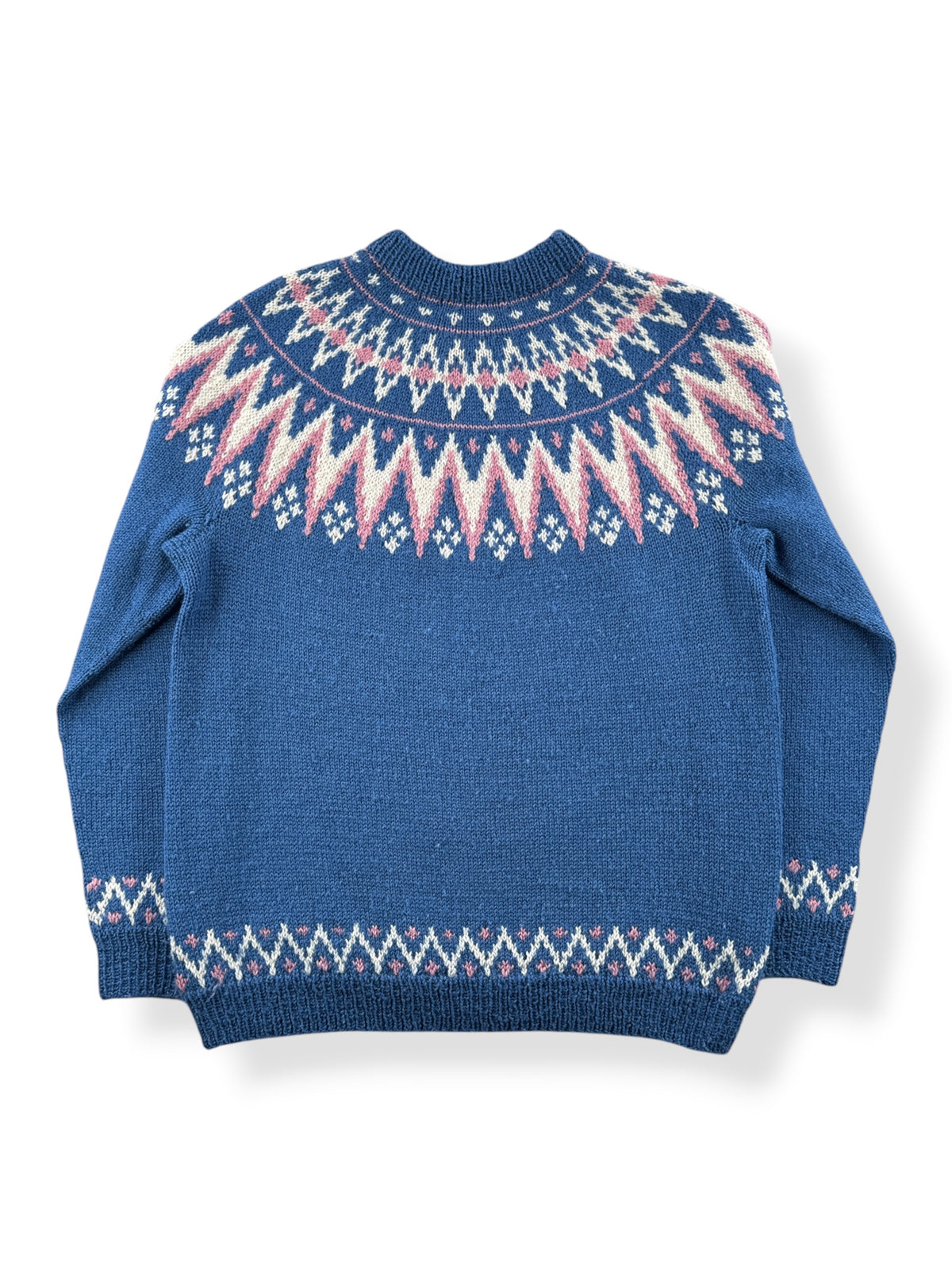 Back of Vintage Norwegian Style Sweater SZ S