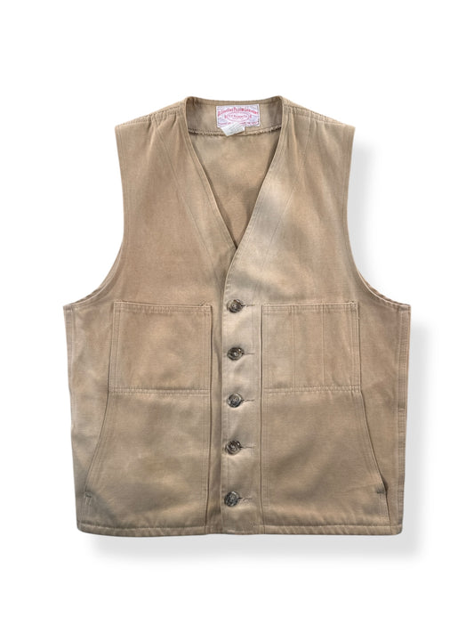 Front of Vintage Filson Moleskin Vest SZ 38