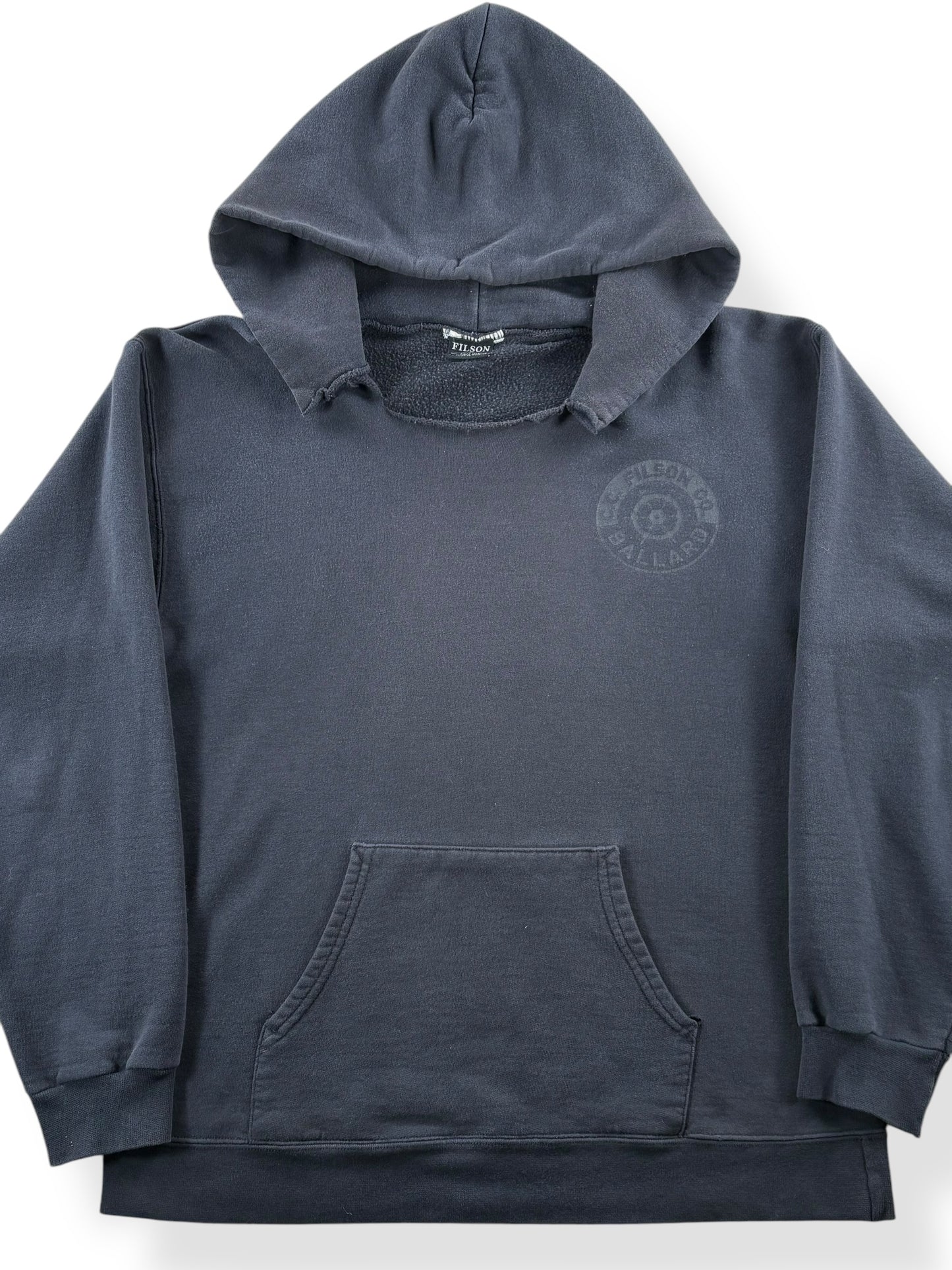 Front Close Up of Modern Filson Ballard Hoodie SZ L