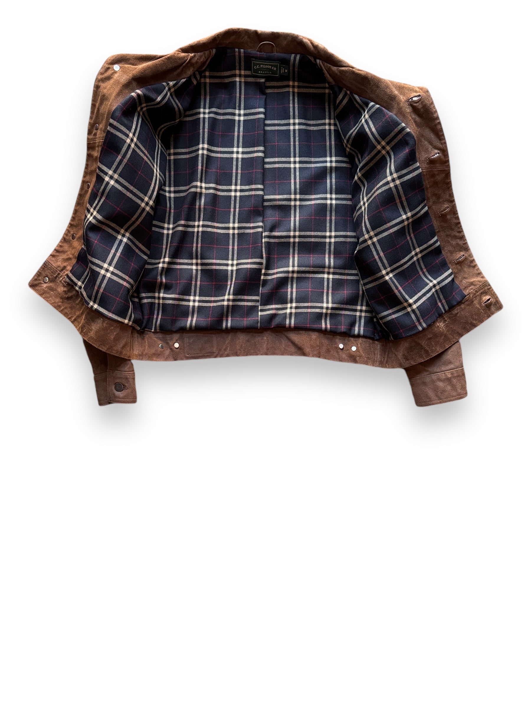 Liner View of Filson Suede Roughout 101J Style Jacket