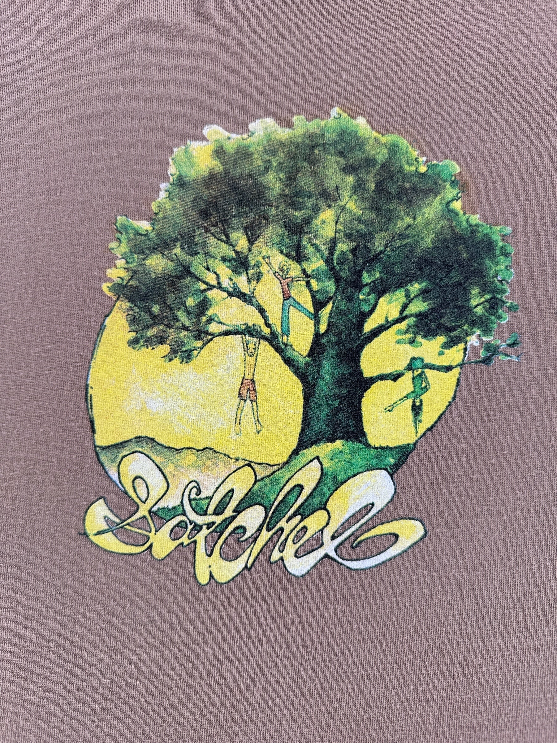 Front Graphic of Vintage Satchel Tree Tee SZ L