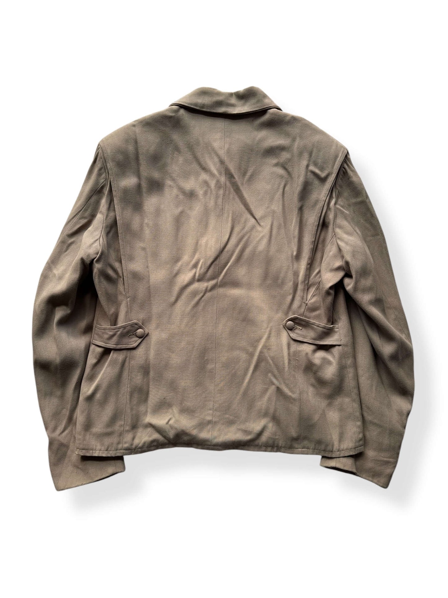 Back of Vintage Levi's Short Horn Gabardine Jacket SZ L