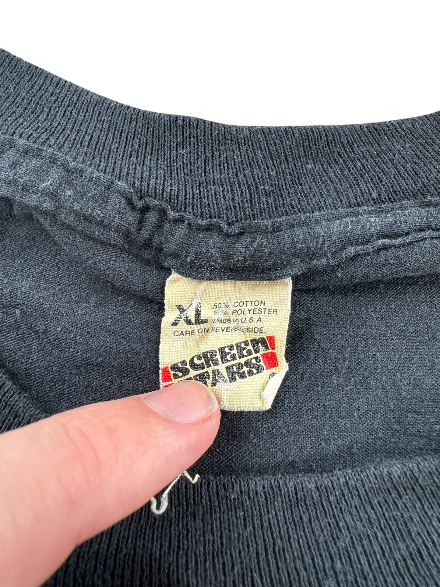 Tag on Vintage Blue Plate Music Tee SZ L