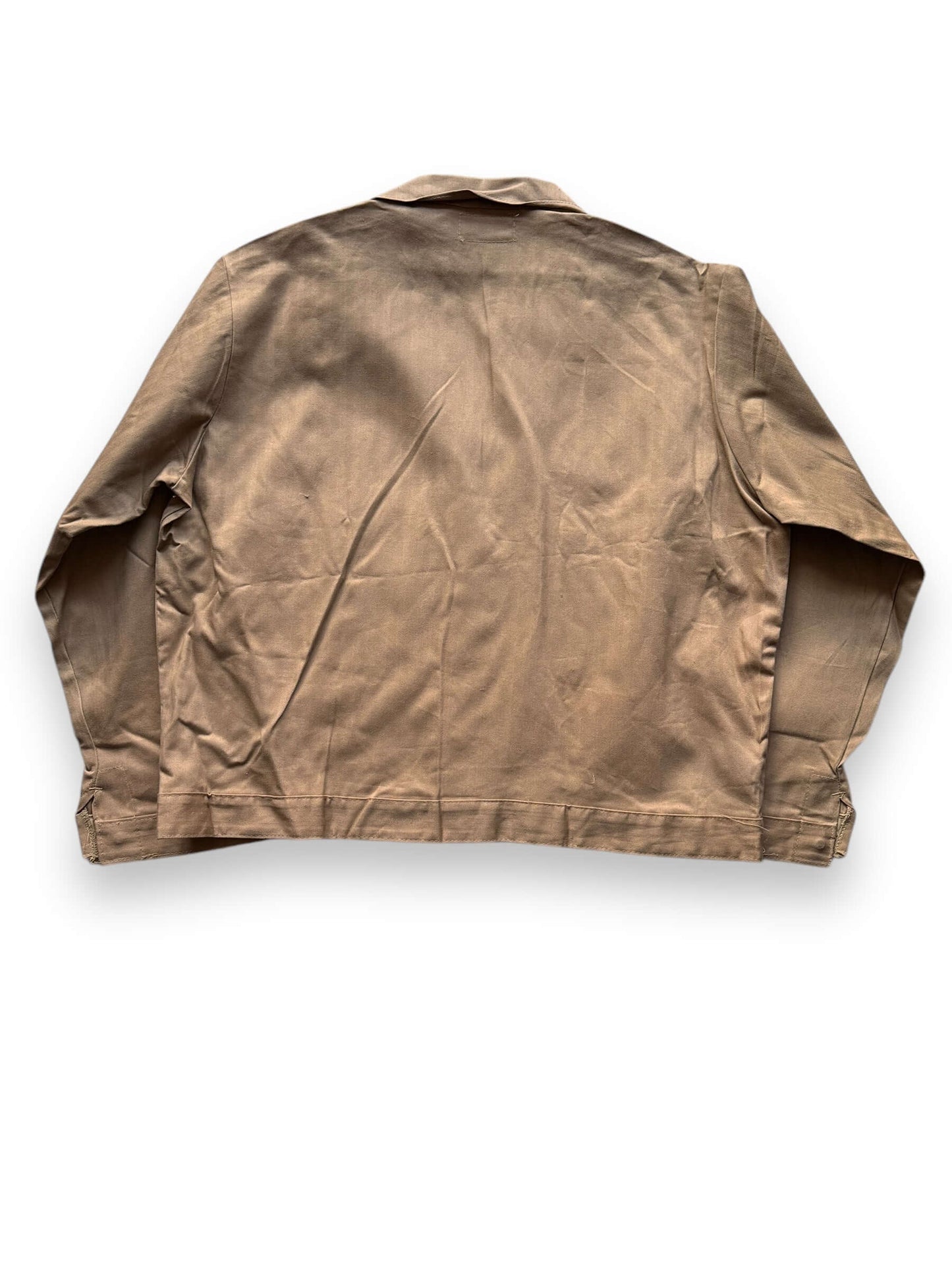 Rear View of Vintage NOS Rough Wear Mfg Co HBT A-2 Style Jacket SZ L