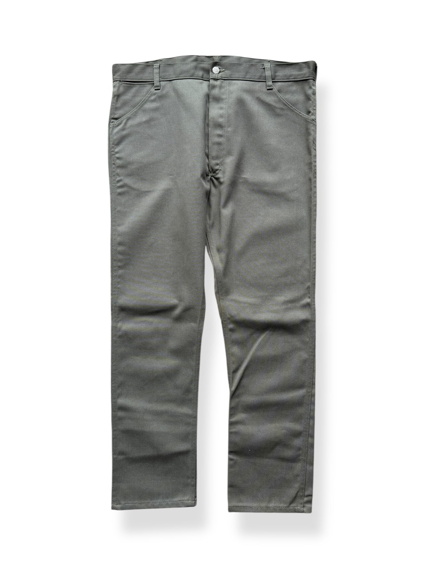 Front of Vintage NOS Madewell Green Trousers W40